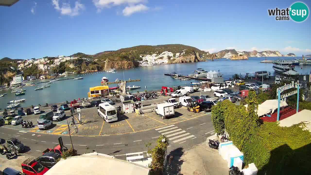 Webcam du port de Ponza – Île de Ponza