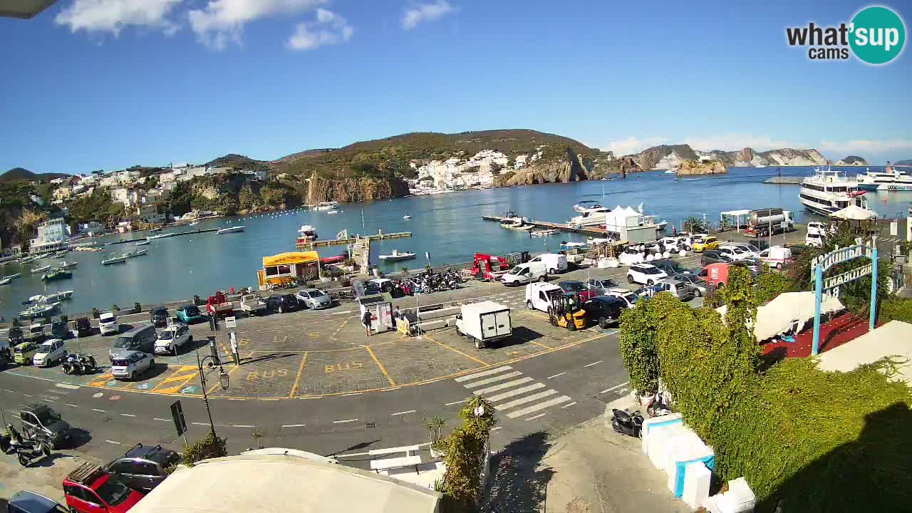 Insel Ponza Hafen webcam – Italien