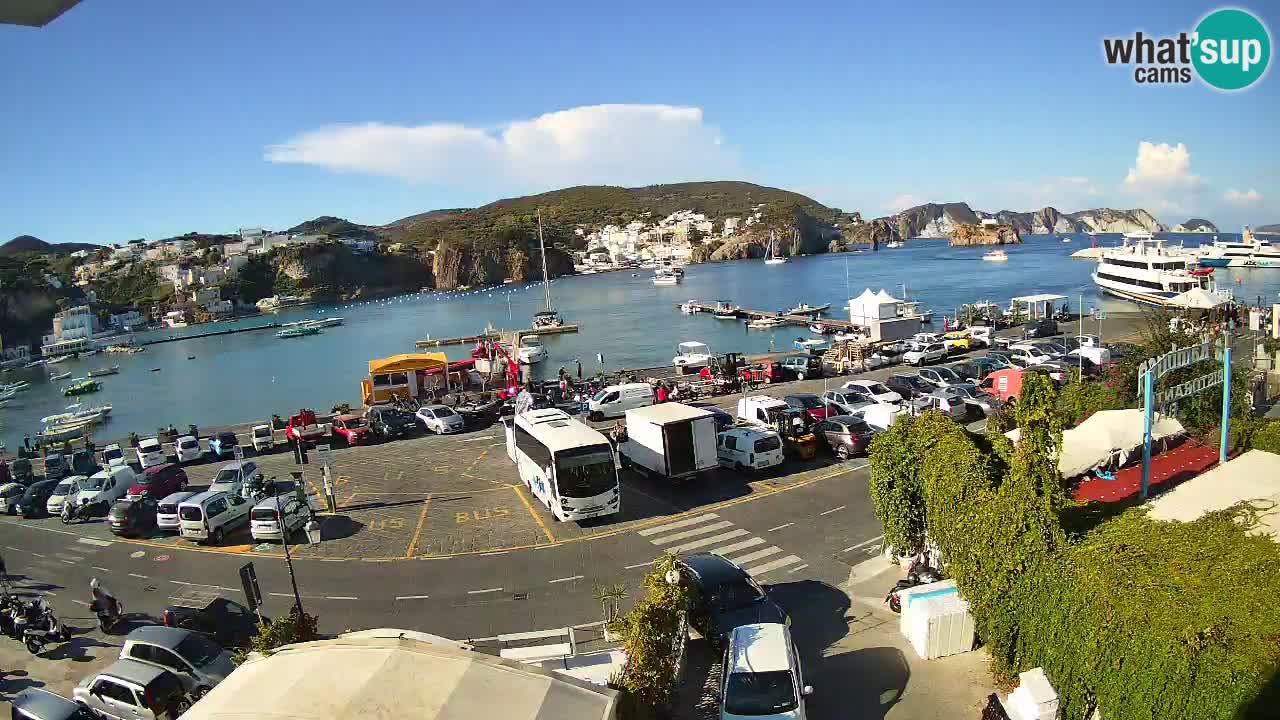 Insel Ponza Hafen webcam – Italien