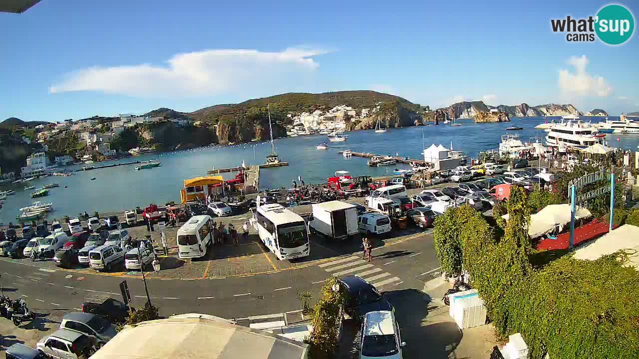 Insel Ponza Hafen webcam – Italien