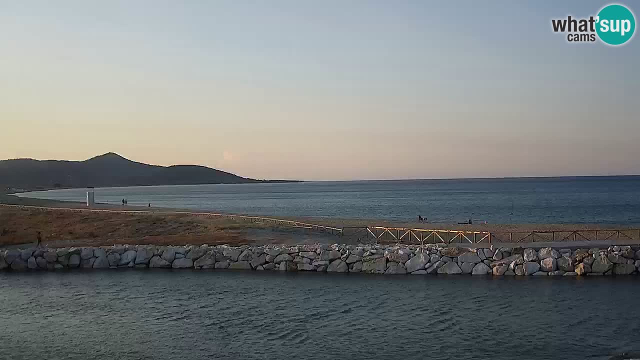 Webcam en direct Plage de Posada – Sardaigne – Italie