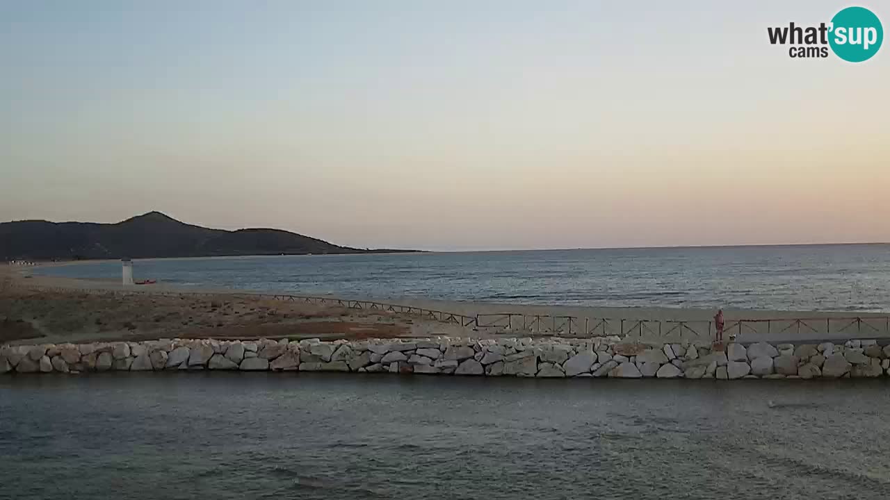 Webcam en direct Plage de Posada – Sardaigne – Italie