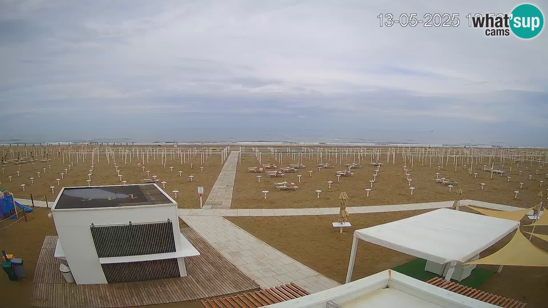 Camera en vivo playa Riccione – Bagni Oreste spiaggia 115 – Italia
