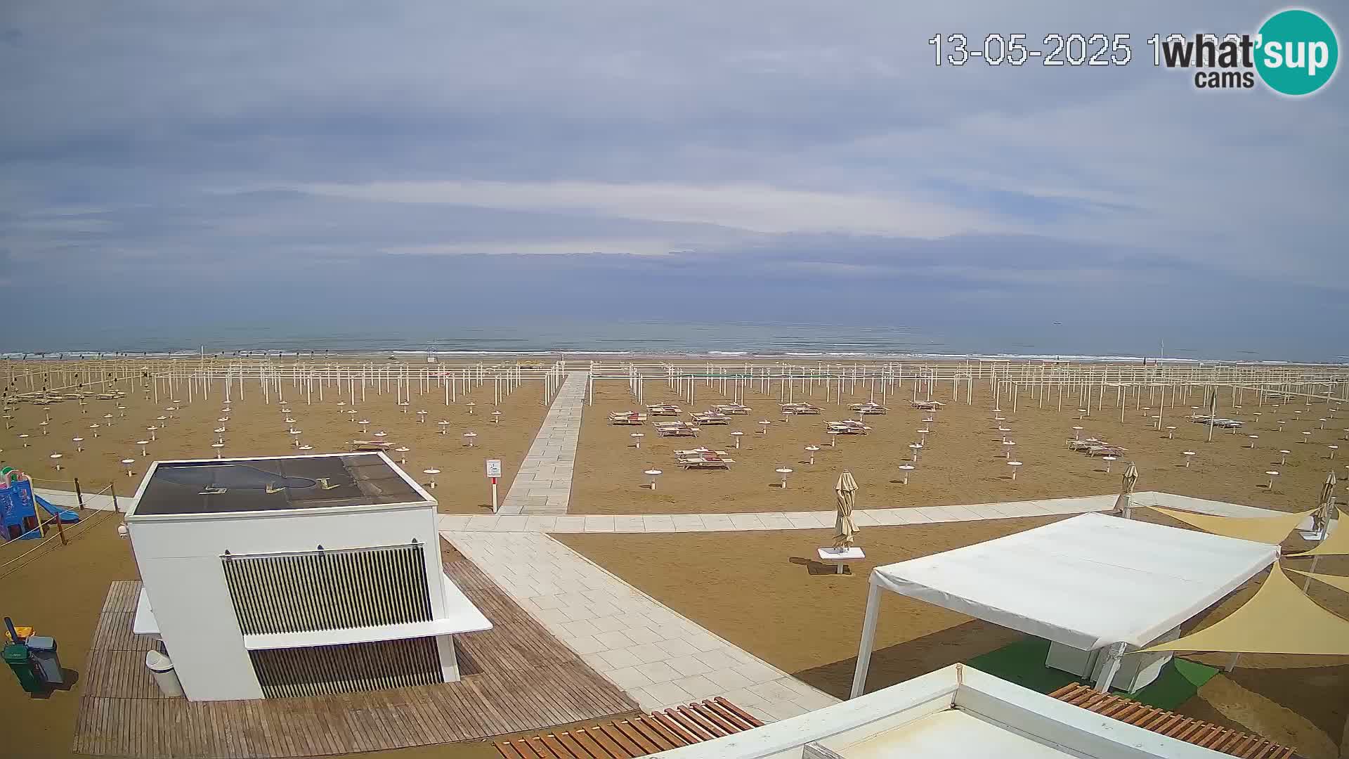 Web kamera plaža Riccione – Bagni Oreste spiaggia 115 – Italija