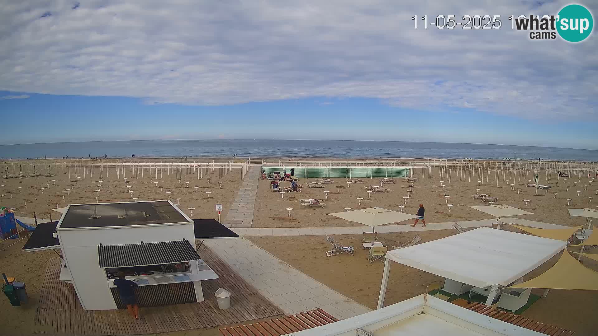Live webcam Riccione beach – Bagni Oreste spiaggia 115