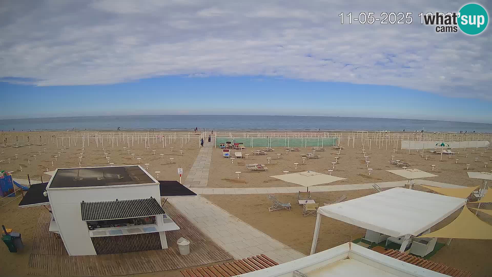 Live webcam Riccione beach – Bagni Oreste spiaggia 115