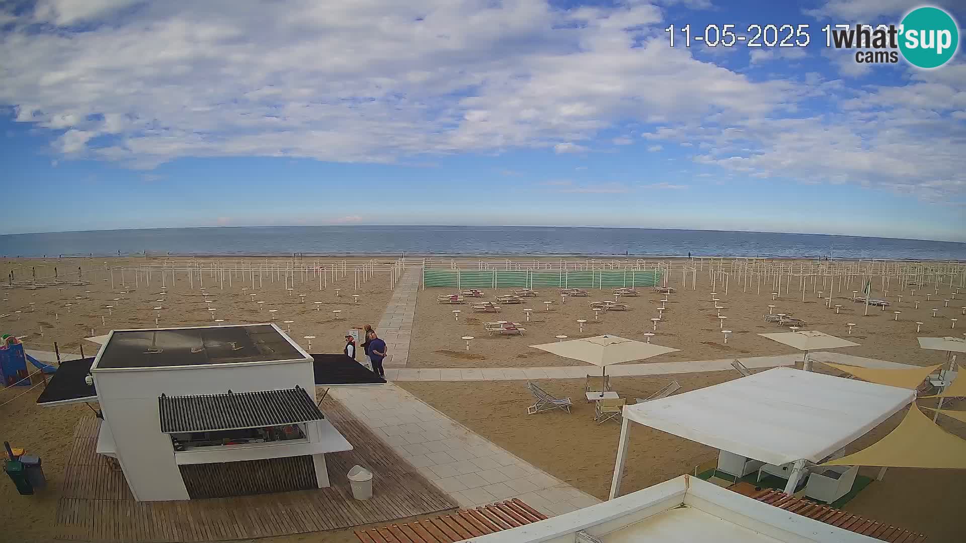 Camera en vivo playa Riccione – Bagni Oreste spiaggia 115 – Italia