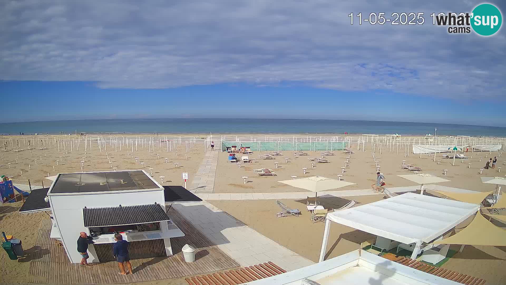 Camera en vivo playa Riccione – Bagni Oreste spiaggia 115 – Italia