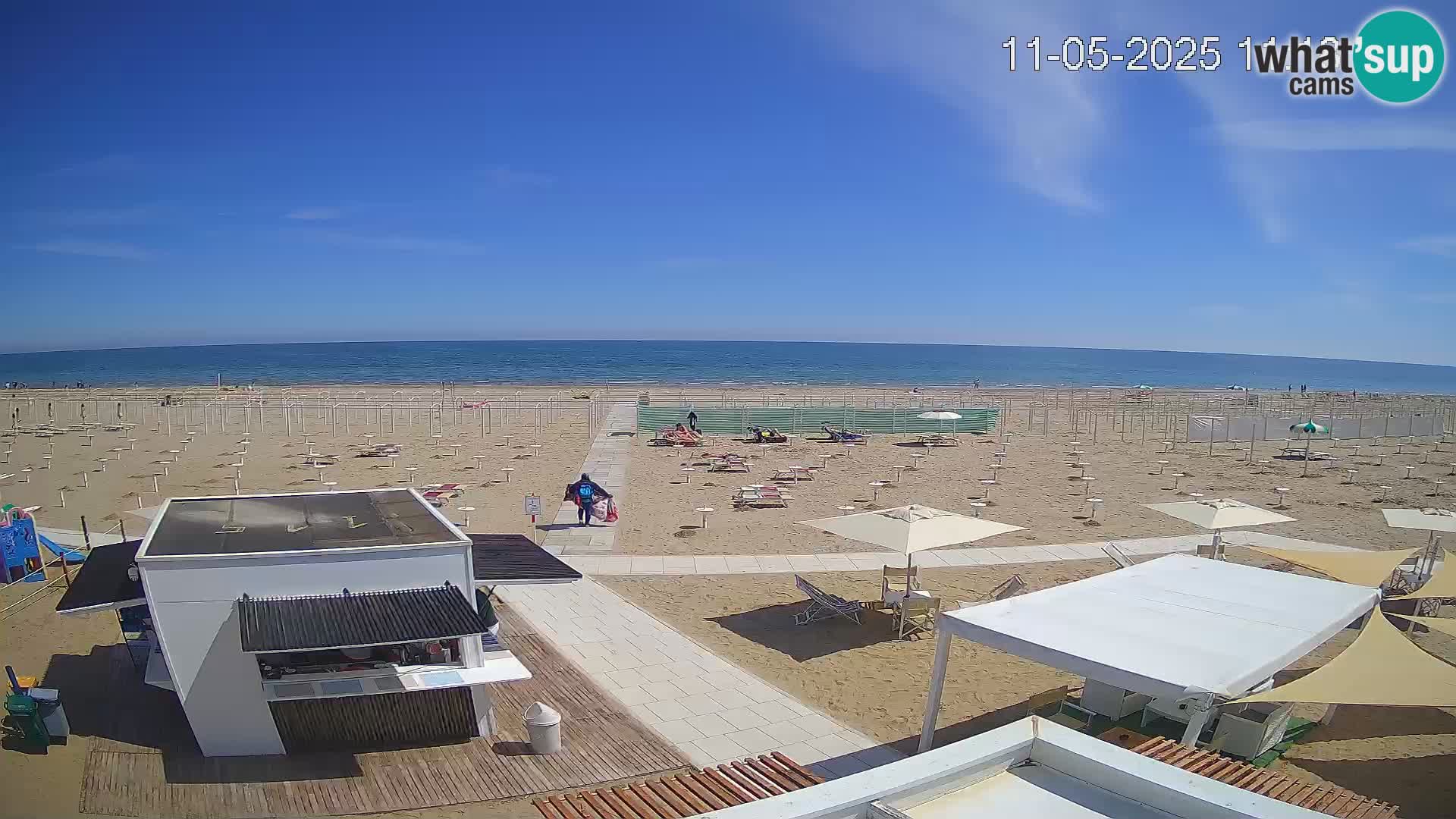 Live webcam Riccione – Bagni Oreste spiaggia 115