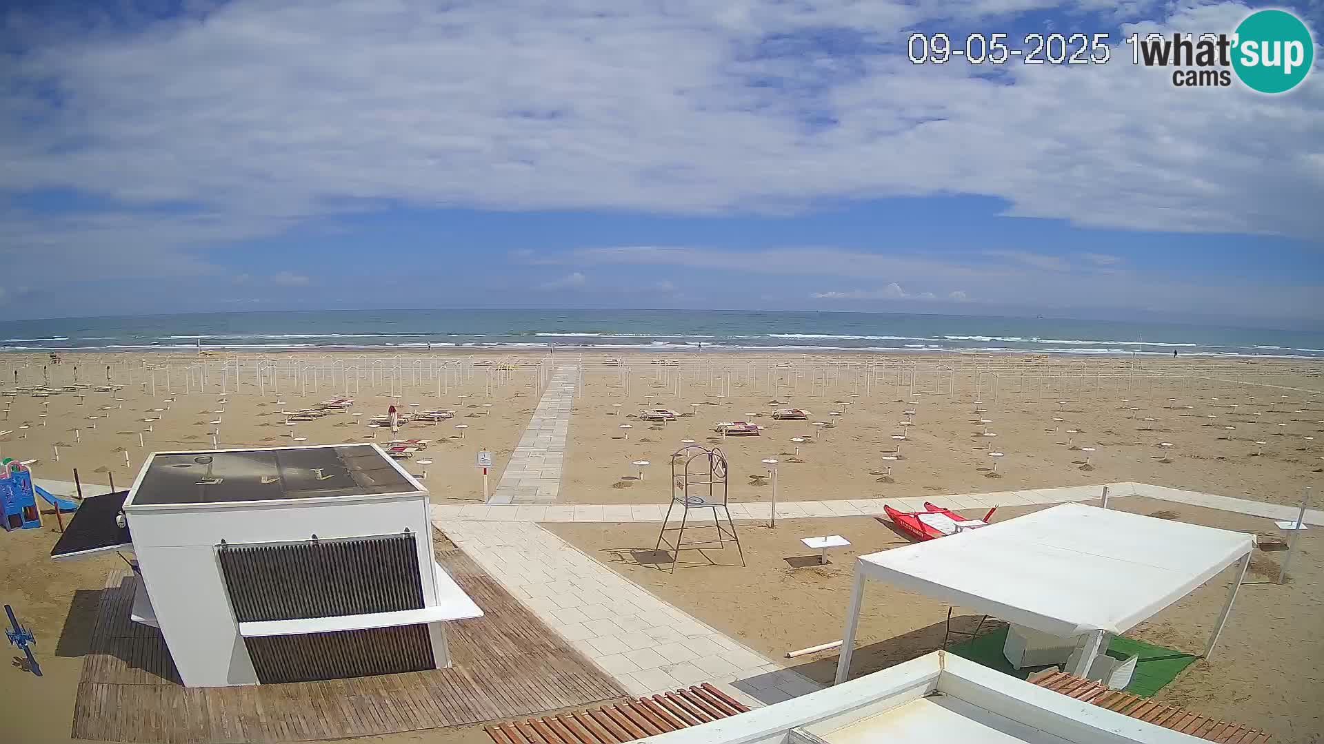 Live webcam Riccione beach – Bagni Oreste spiaggia 115