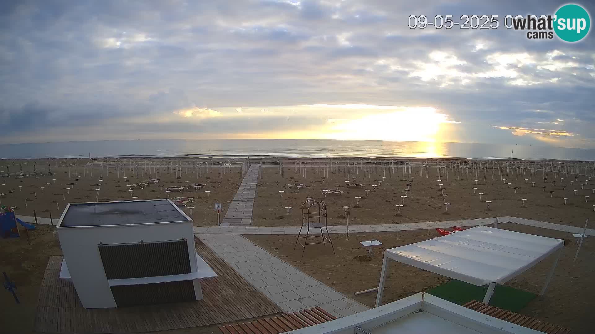 Live webcam Riccione – Bagni Oreste spiaggia 115