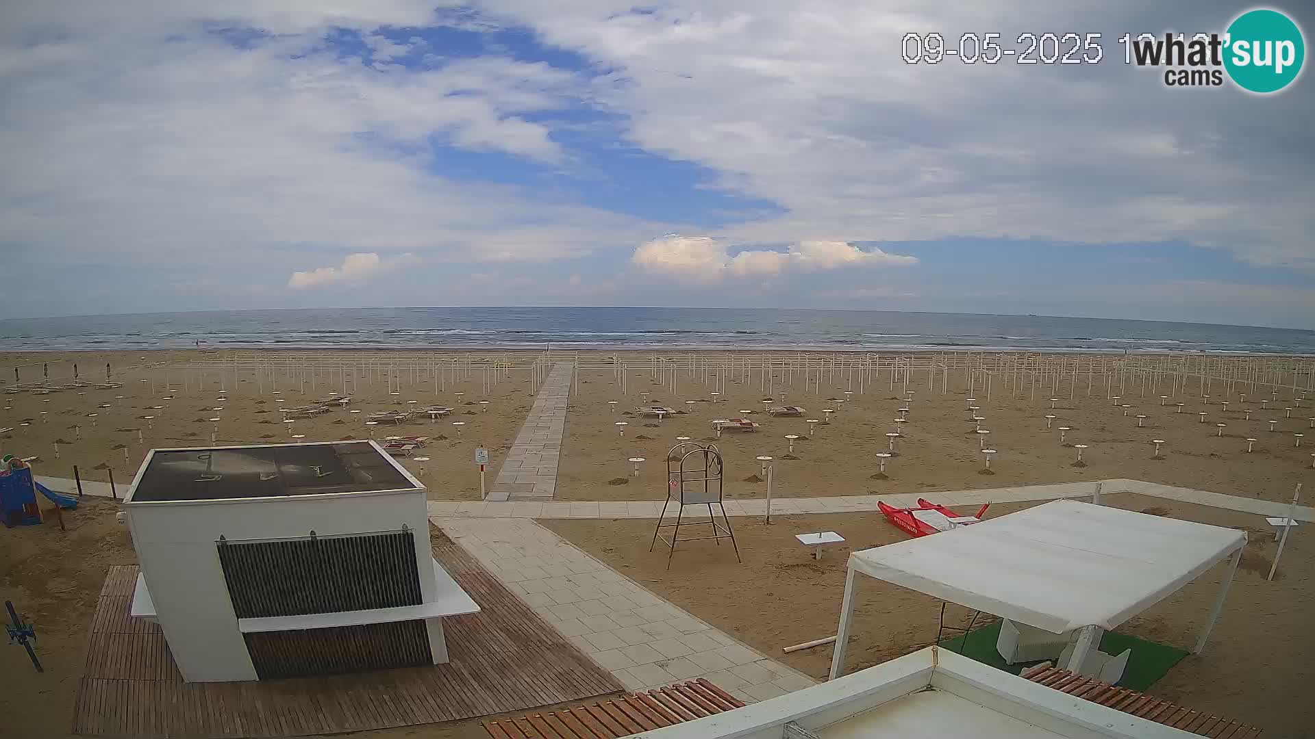 Live webcam Riccione – Bagni Oreste spiaggia 115