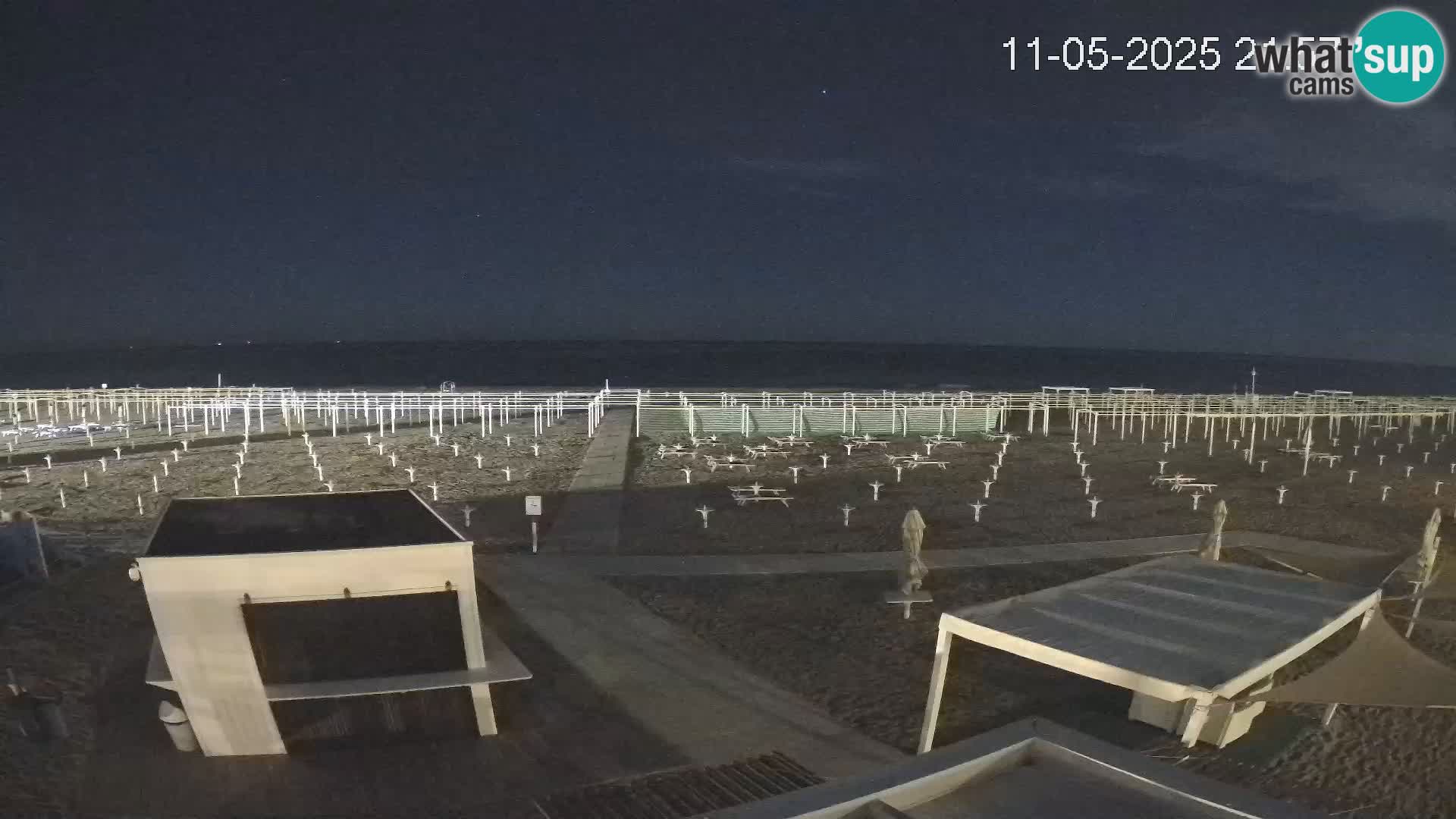 Spletna kamera plaža Riccione – Bagni Oreste spiaggia 115 – Italija