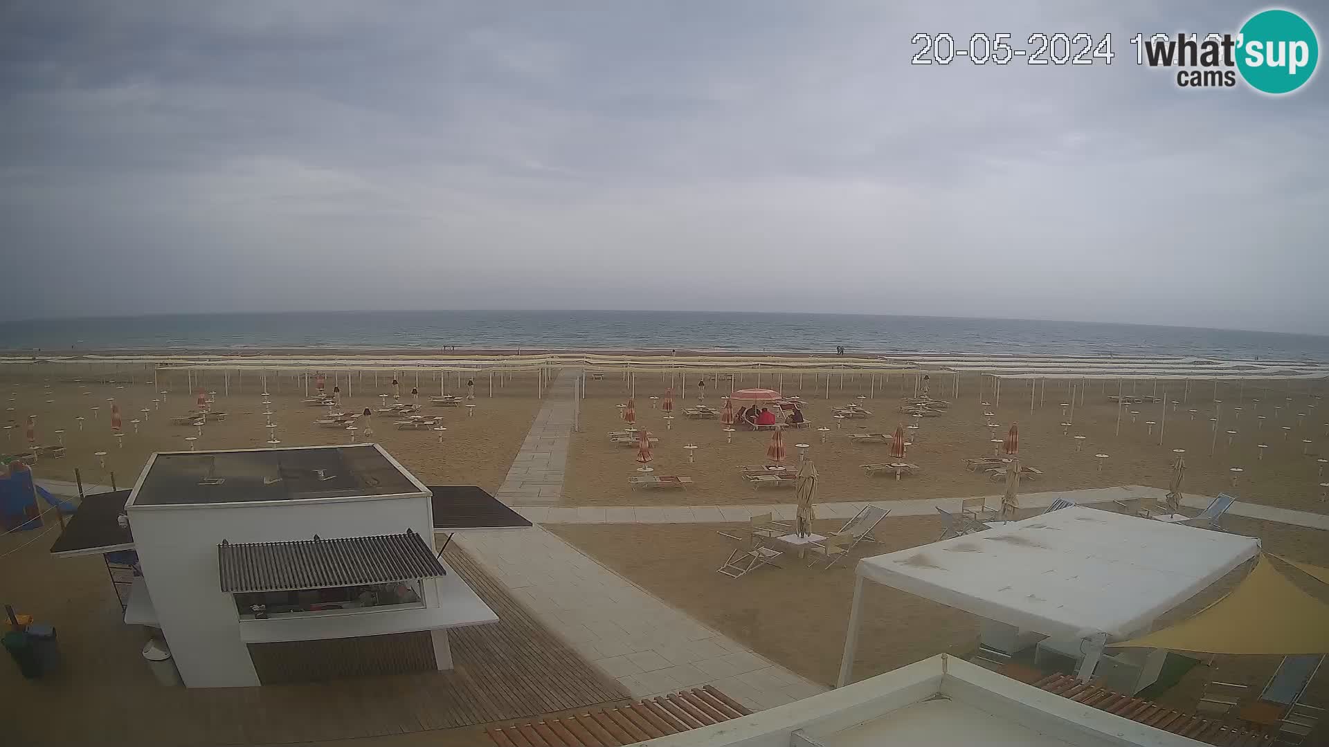Spletna kamera plaža Riccione – Bagni Oreste spiaggia 115 – Italija