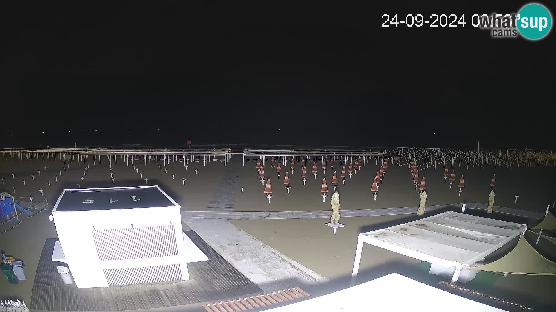 Live webcam Riccione beach – Bagni Oreste spiaggia 115