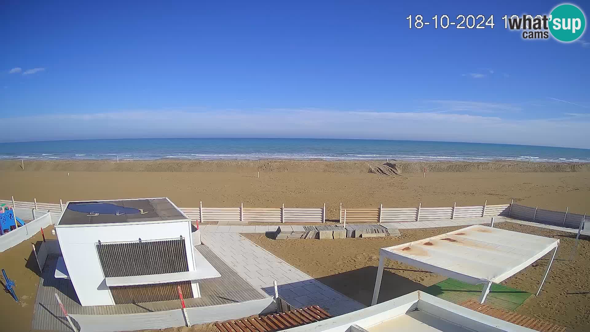 Camera en vivo playa Riccione – Bagni Oreste spiaggia 115 – Italia