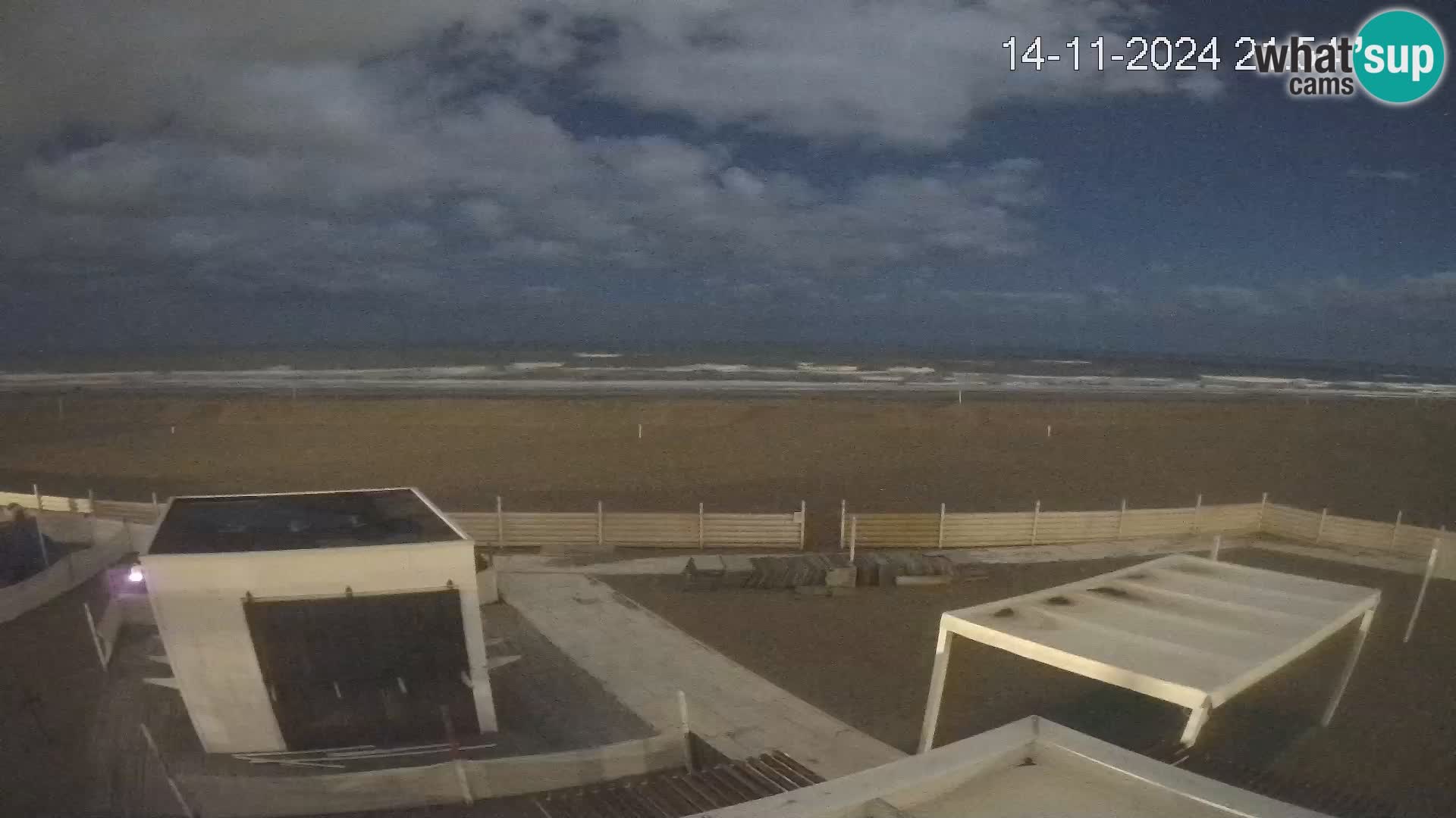 Live webcam Riccione Strand – Bagni Oreste spiaggia 115 – Italien