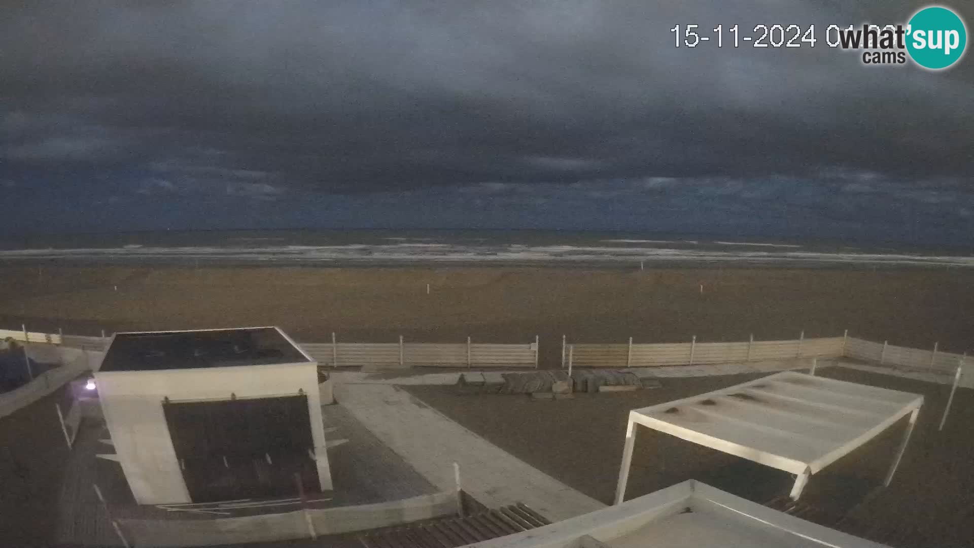 Live webcam Riccione Strand – Bagni Oreste spiaggia 115 – Italien