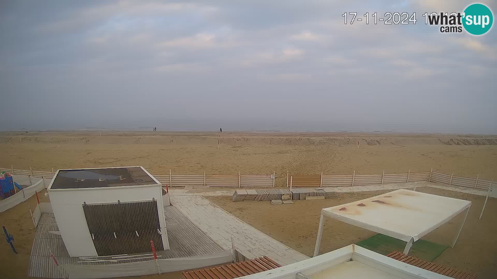 Live webcam Riccione Strand – Bagni Oreste spiaggia 115 – Italien