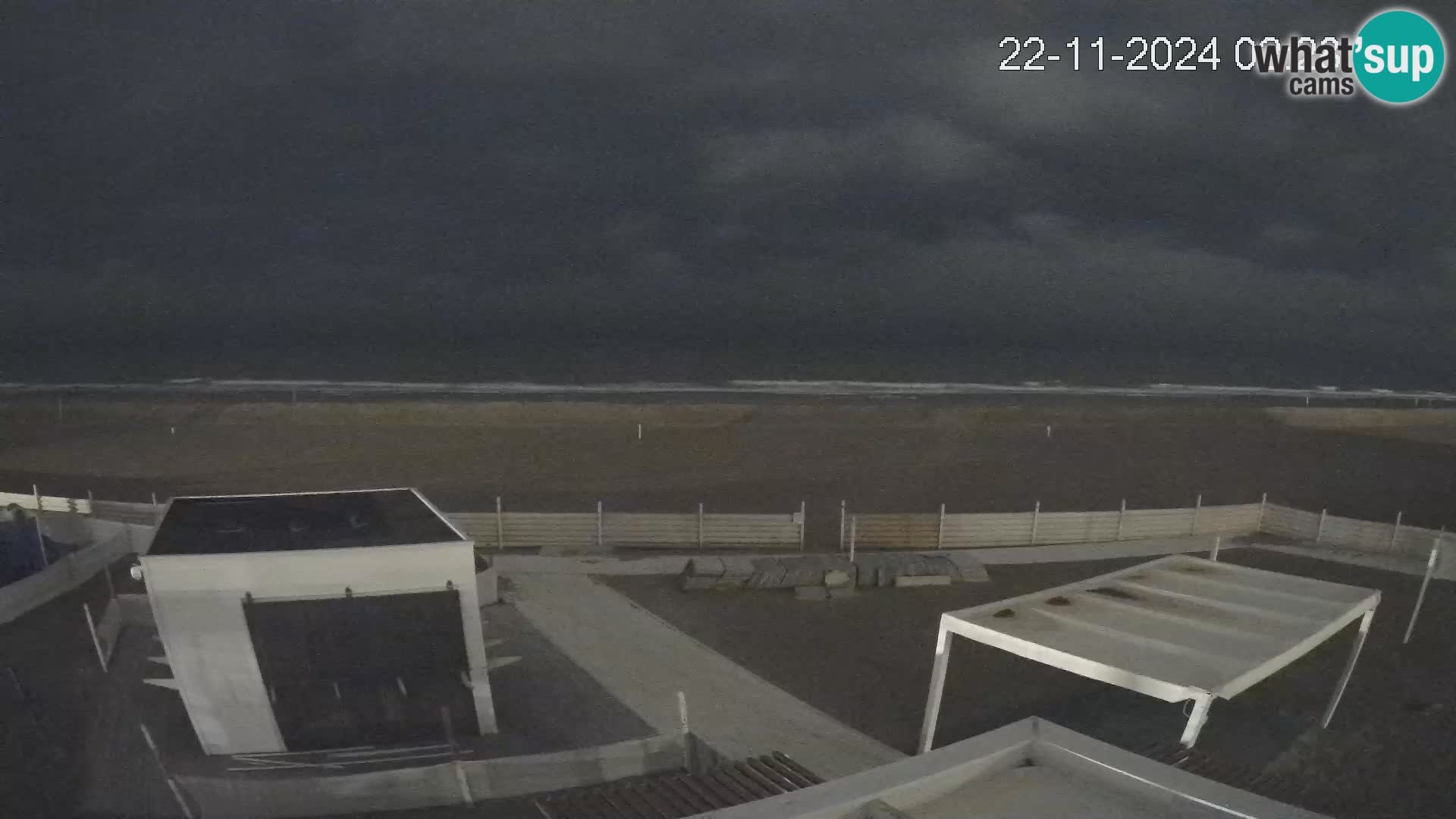 Live webcam Riccione Strand – Bagni Oreste spiaggia 115 – Italien