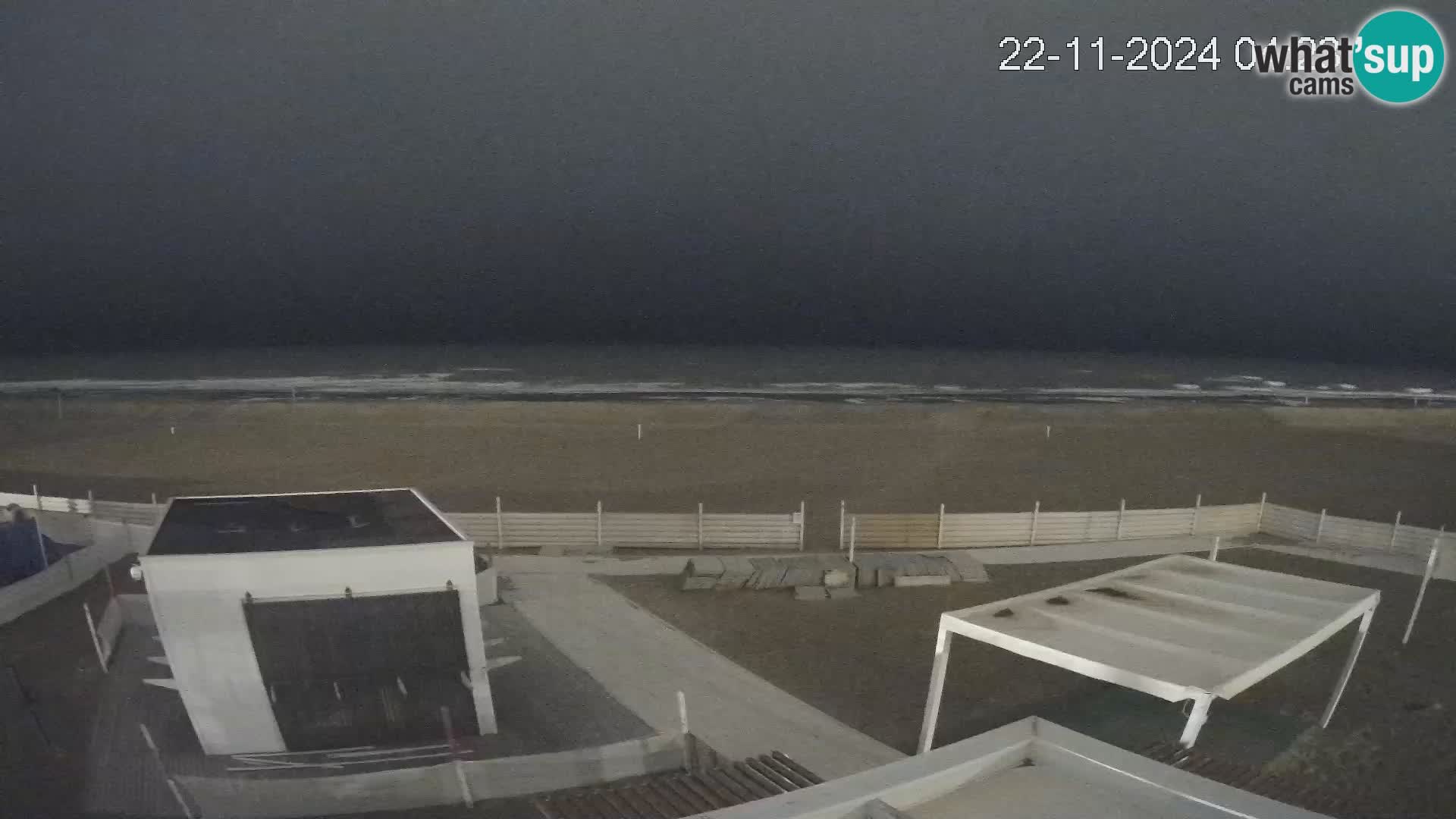 Live webcam Riccione Strand – Bagni Oreste spiaggia 115 – Italien