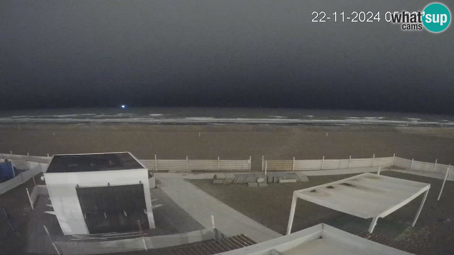 Live webcam Riccione Strand – Bagni Oreste spiaggia 115 – Italien