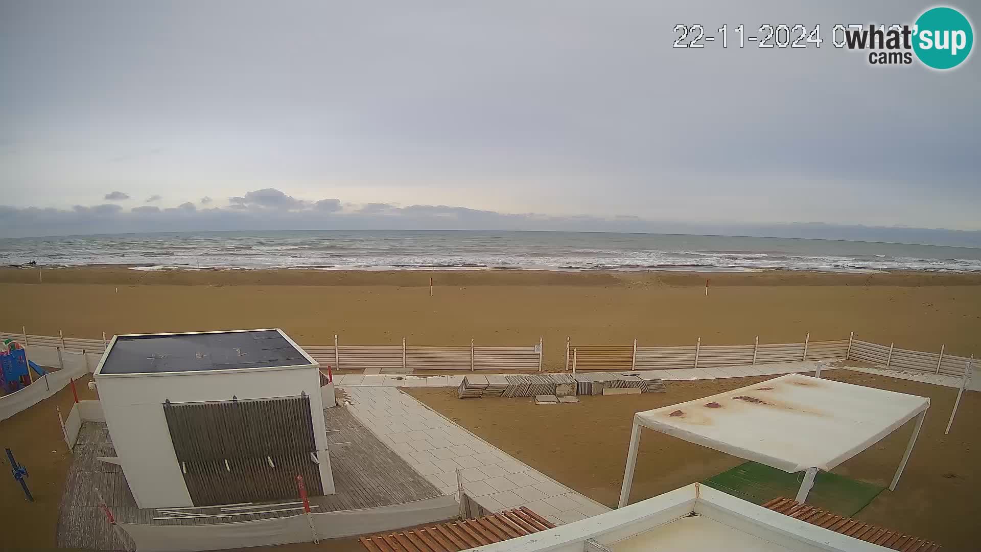 Camera en vivo playa Riccione – Bagni Oreste spiaggia 115 – Italia