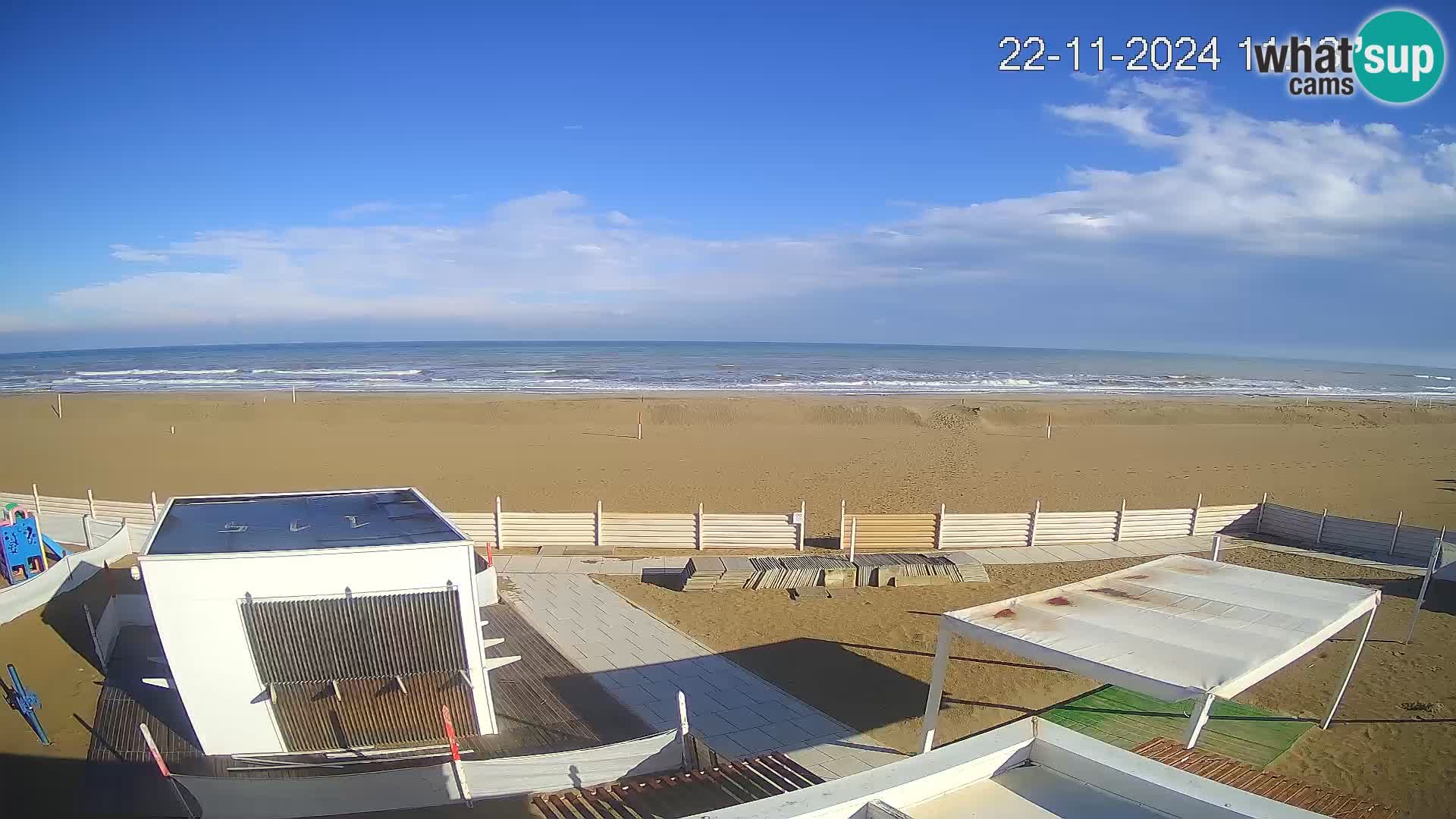 Camera en vivo playa Riccione – Bagni Oreste spiaggia 115 – Italia