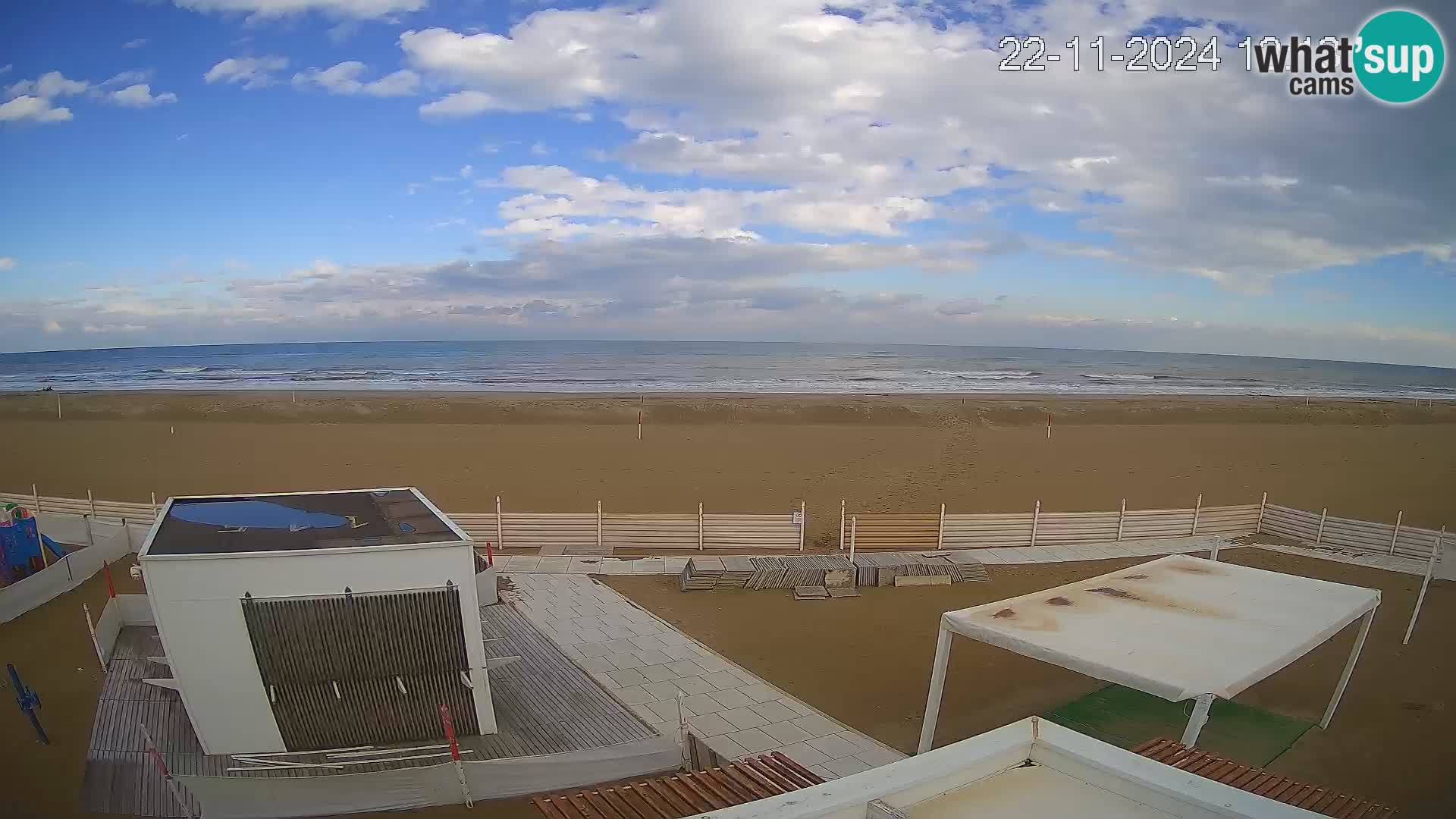 Live webcam Riccione – Bagni Oreste spiaggia 115