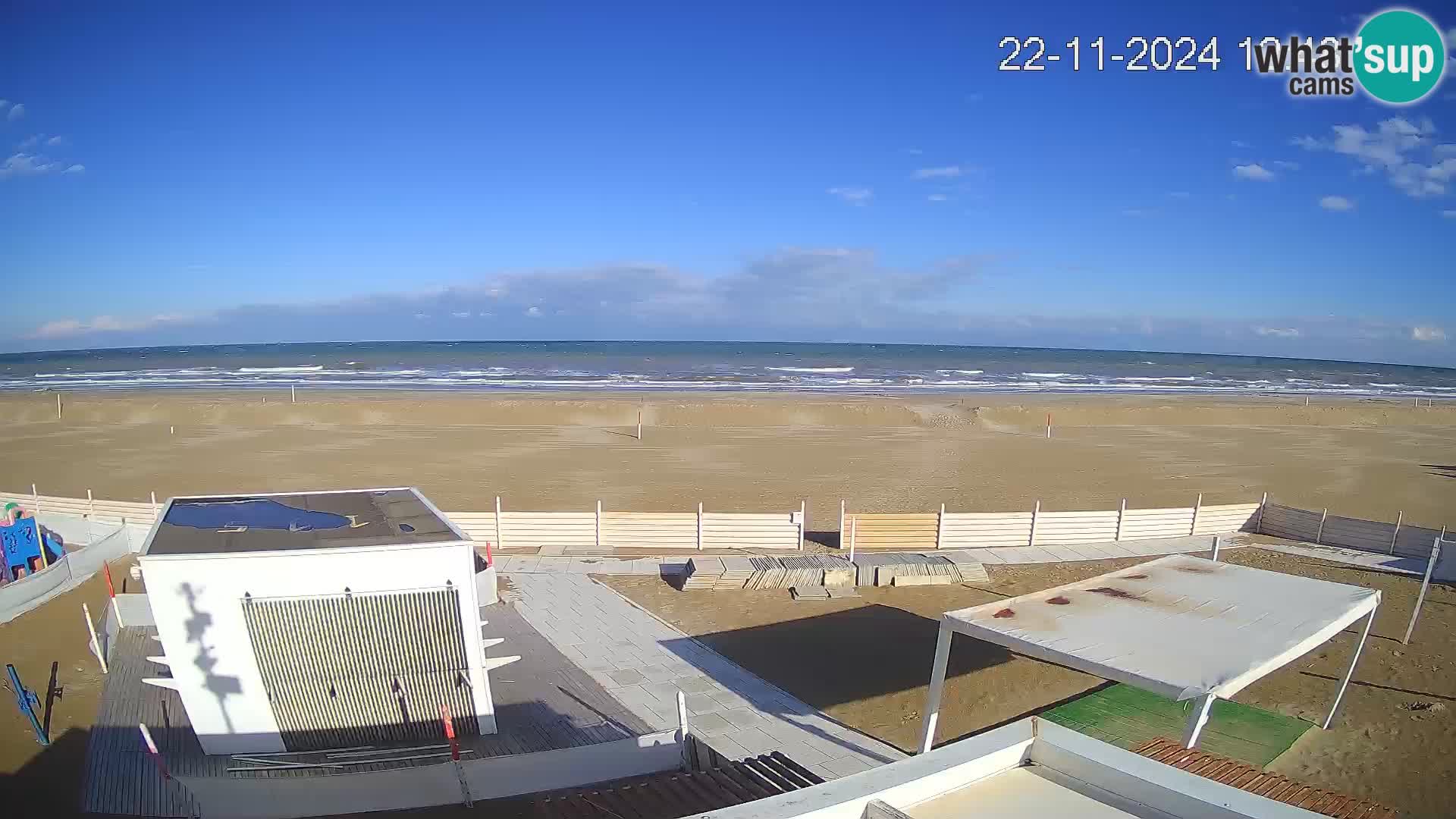 Camera en vivo playa Riccione – Bagni Oreste spiaggia 115 – Italia