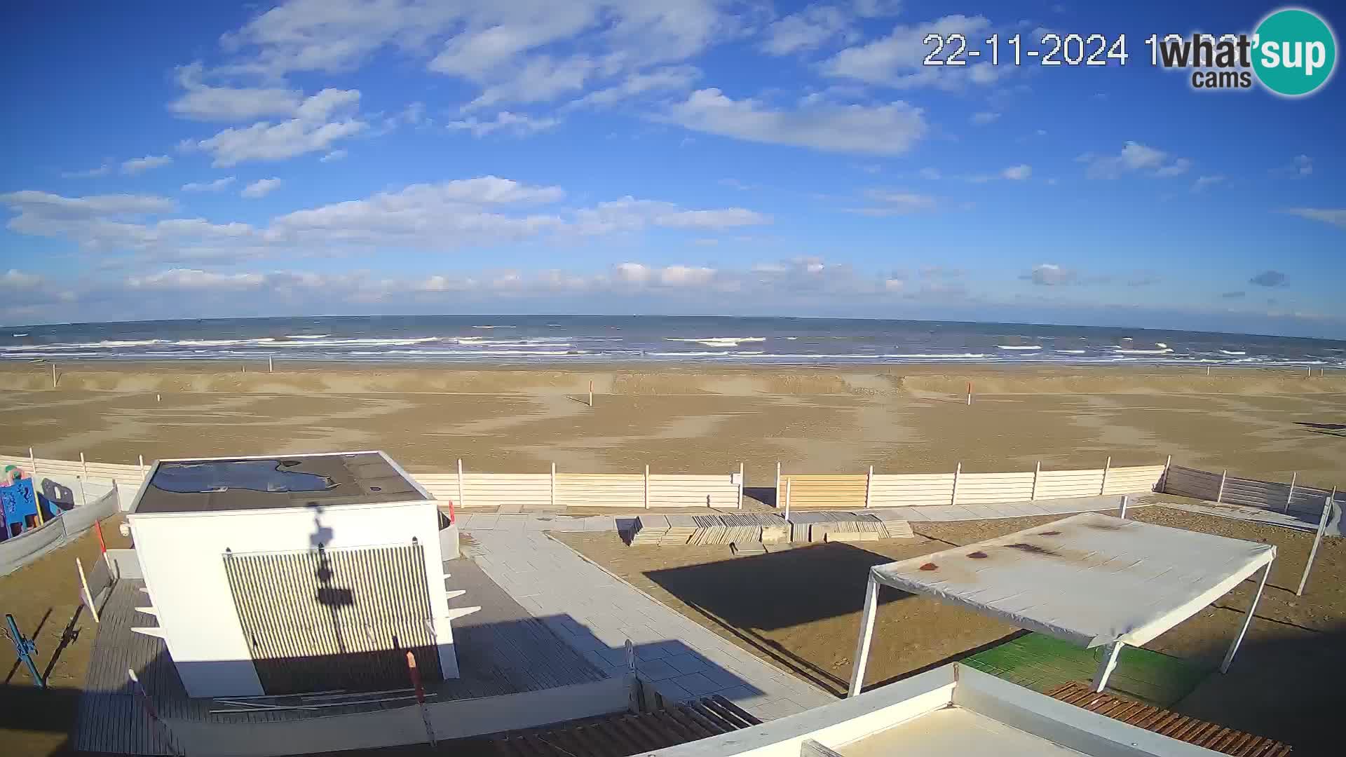 Live webcam Riccione – Bagni Oreste spiaggia 115