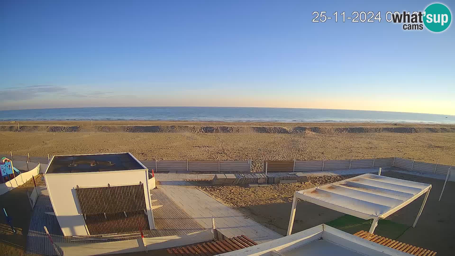 Live webcam Riccione – Bagni Oreste spiaggia 115