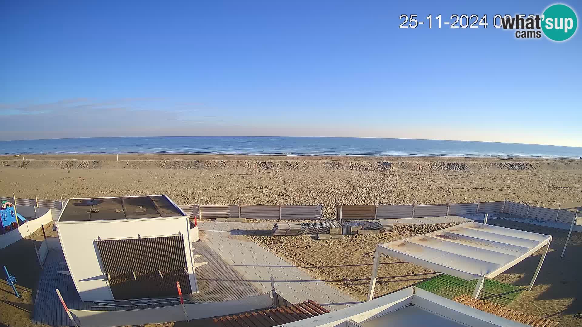 Live webcam Riccione – Bagni Oreste spiaggia 115