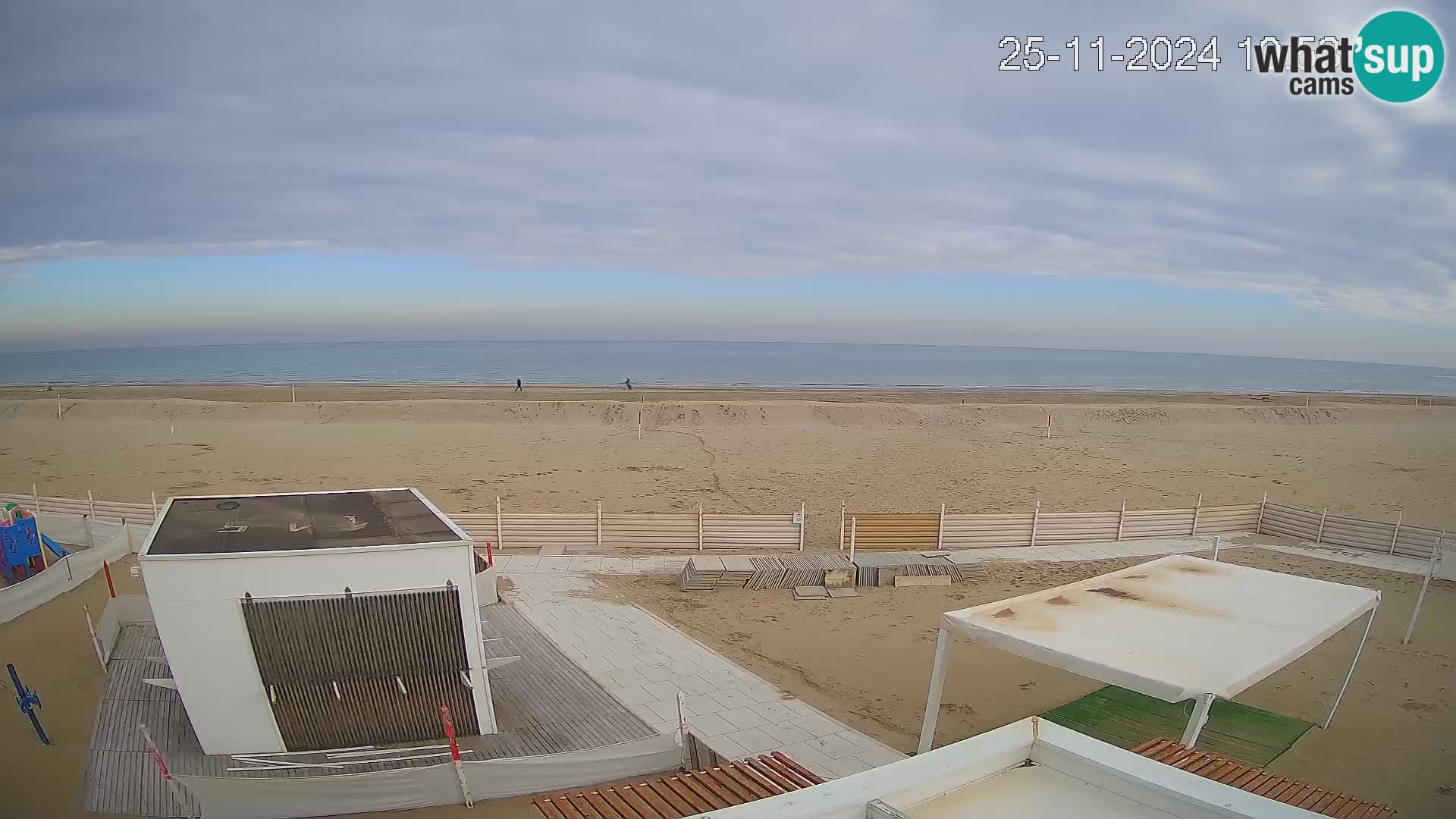 Live webcam Riccione Strand – Bagni Oreste spiaggia 115 – Italien