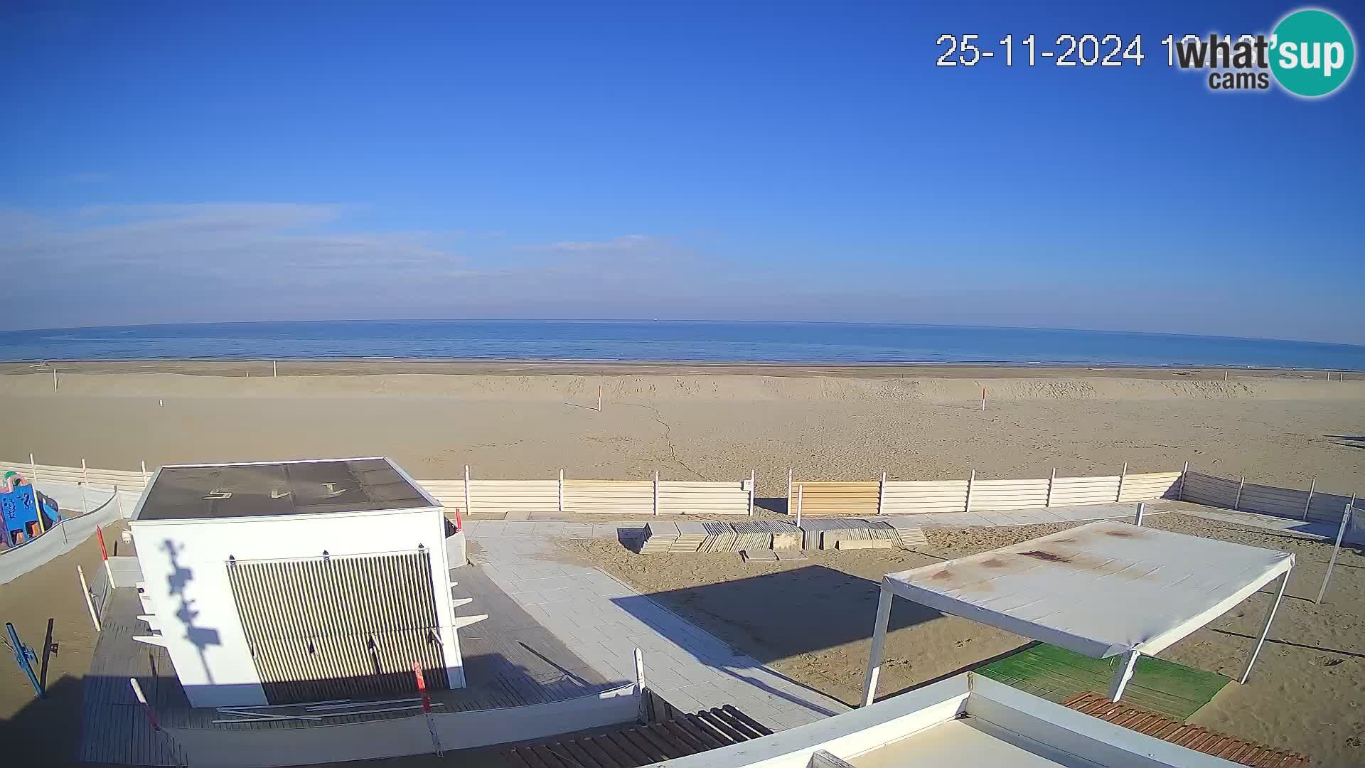 Live webcam Riccione – Bagni Oreste spiaggia 115