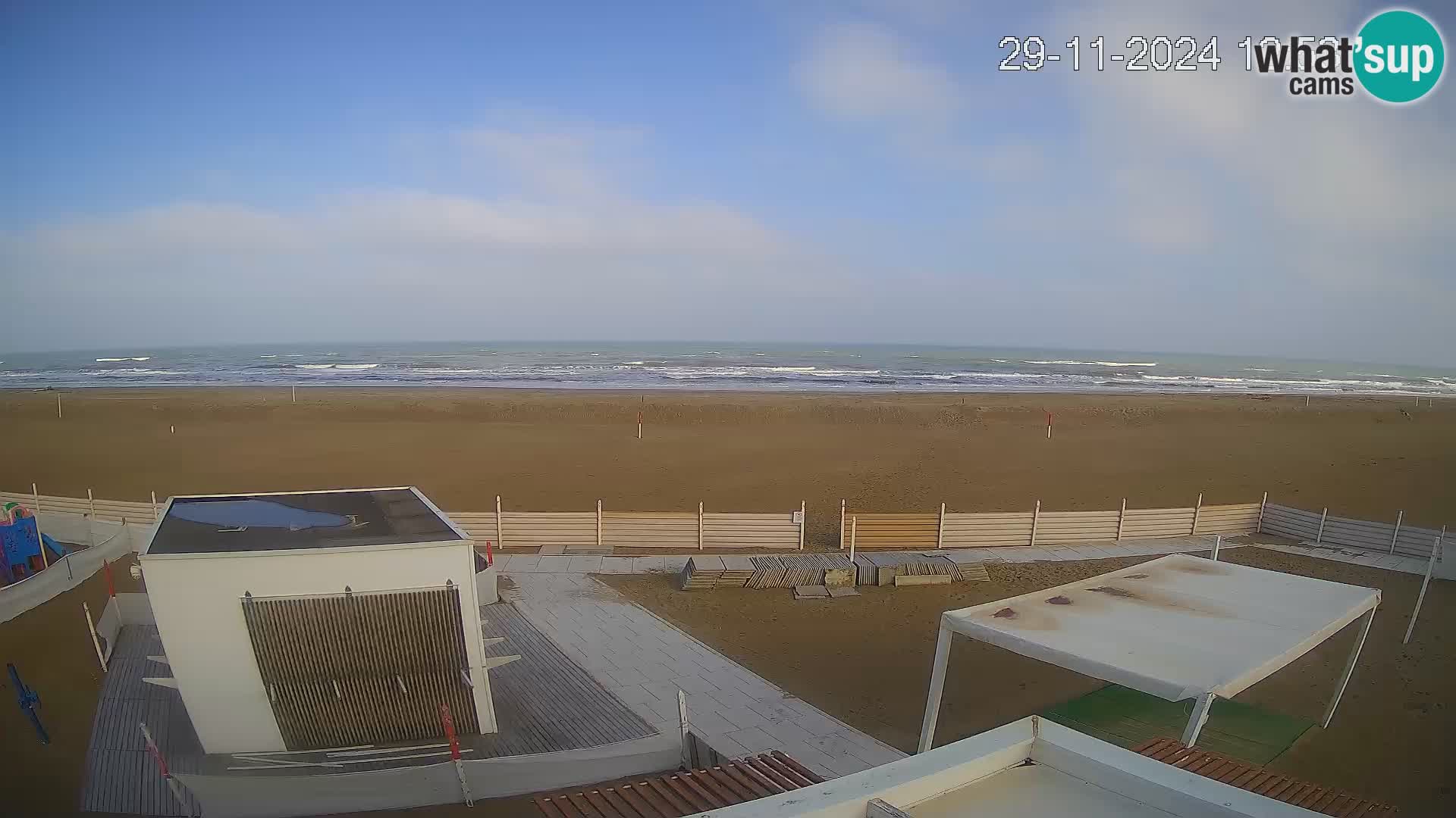 Camera en vivo playa Riccione – Bagni Oreste spiaggia 115 – Italia