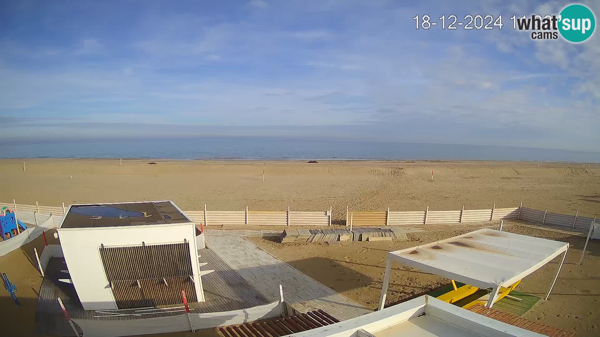 Camera en vivo playa Riccione – Bagni Oreste spiaggia 115 – Italia