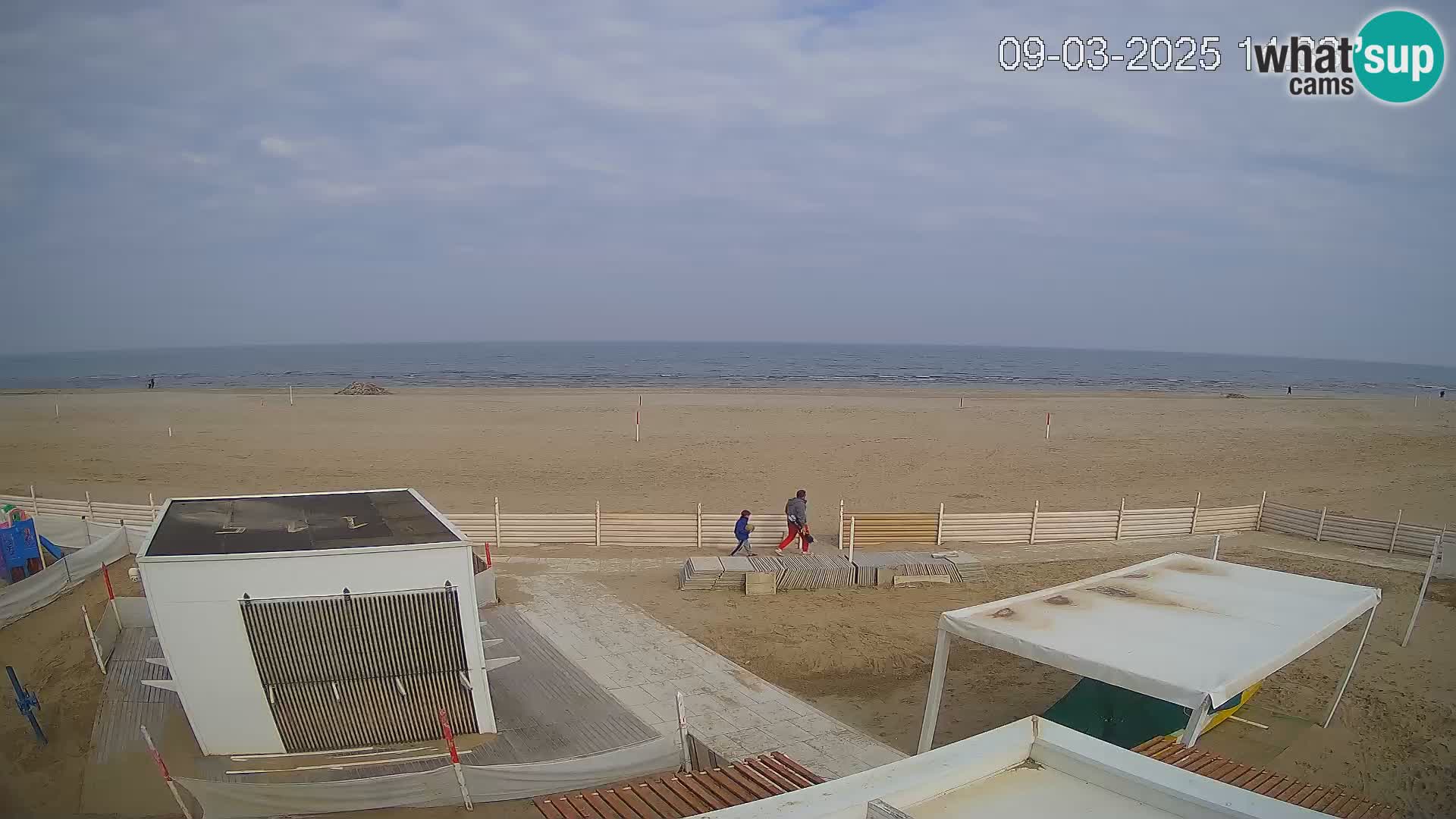 Webcam Riccione plage – Bagni Oreste spiaggia 115 – Italie