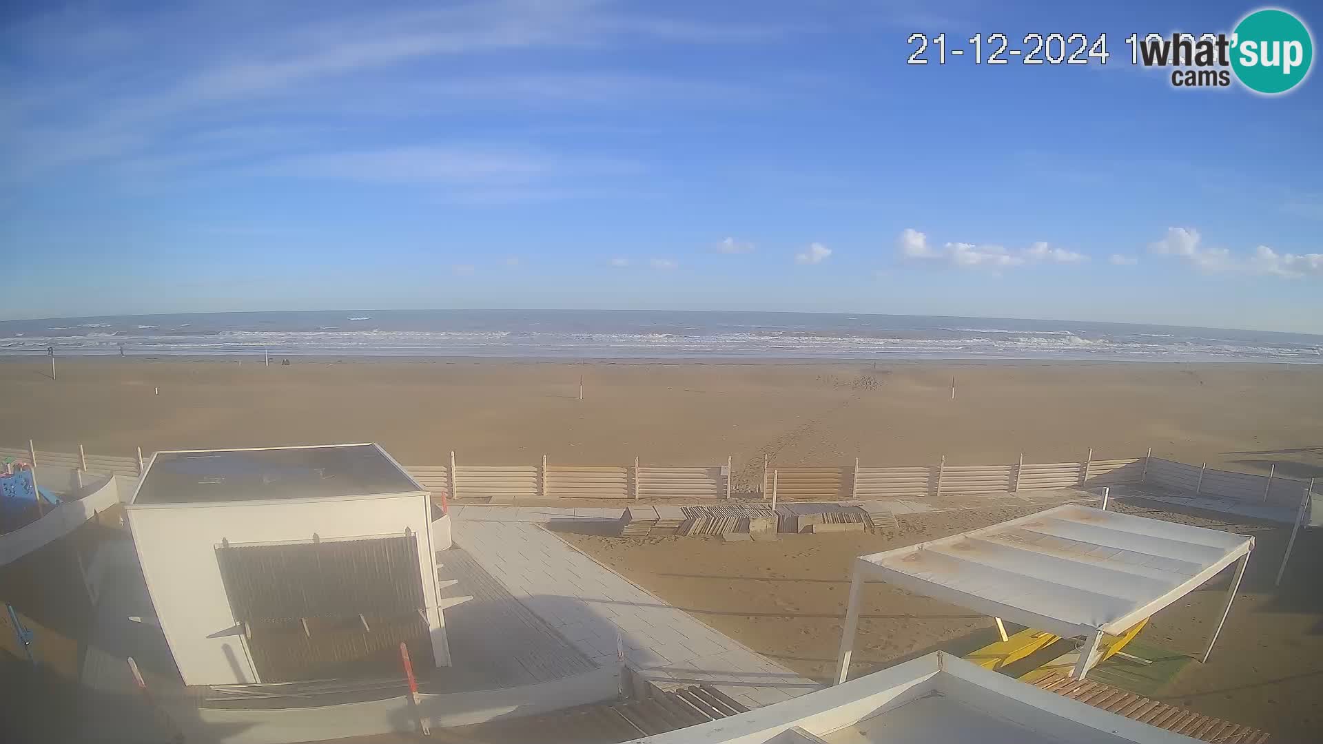 Live webcam Riccione – Bagni Oreste spiaggia 115