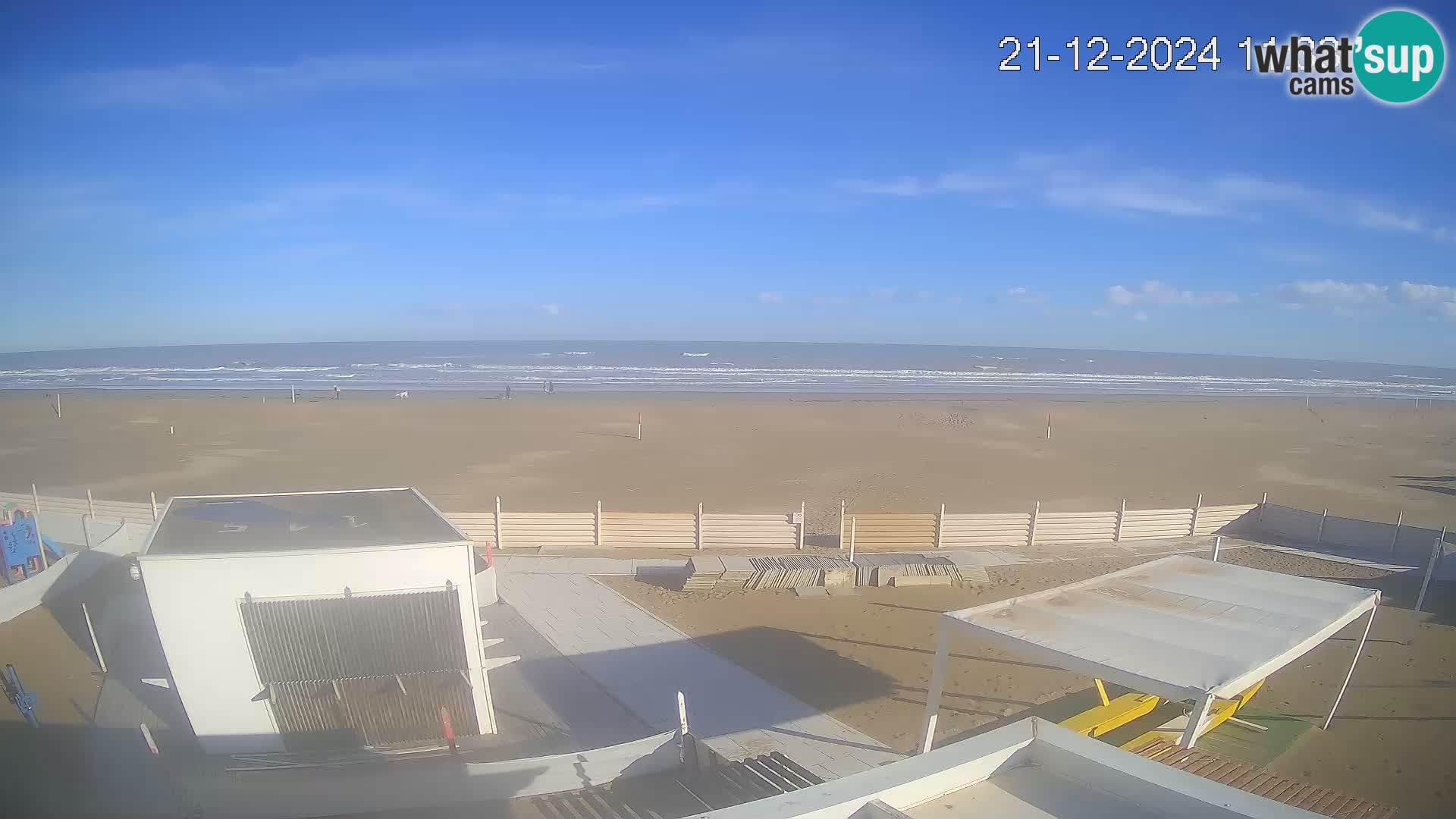 Webcam Riccione plage – Bagni Oreste spiaggia 115 – Italie