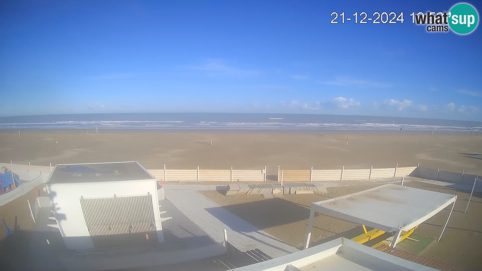 Webcam Riccione plage – Bagni Oreste spiaggia 115 – Italie