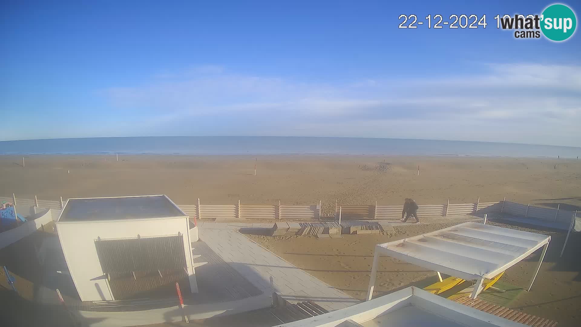 Live webcam Riccione Strand – Bagni Oreste spiaggia 115 – Italien