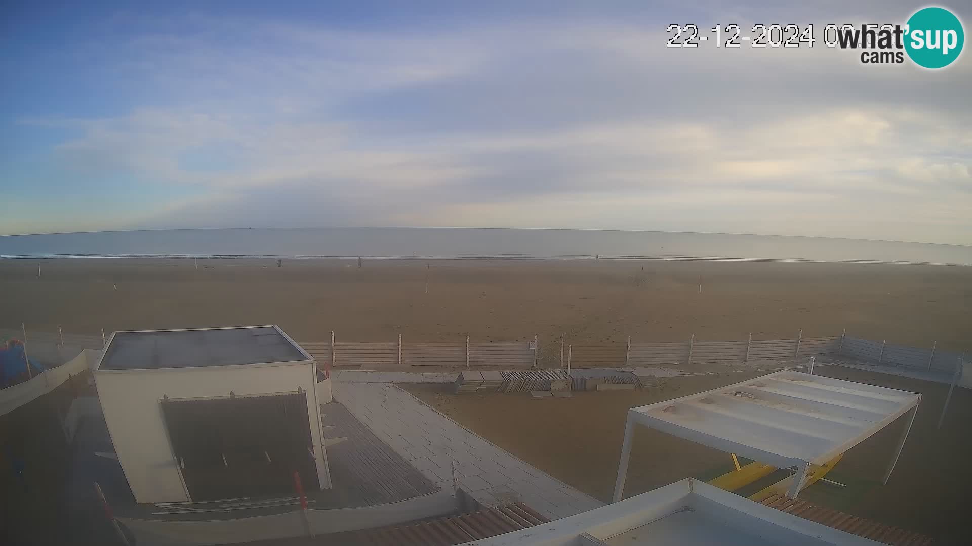 Webcam Riccione plage – Bagni Oreste spiaggia 115 – Italie