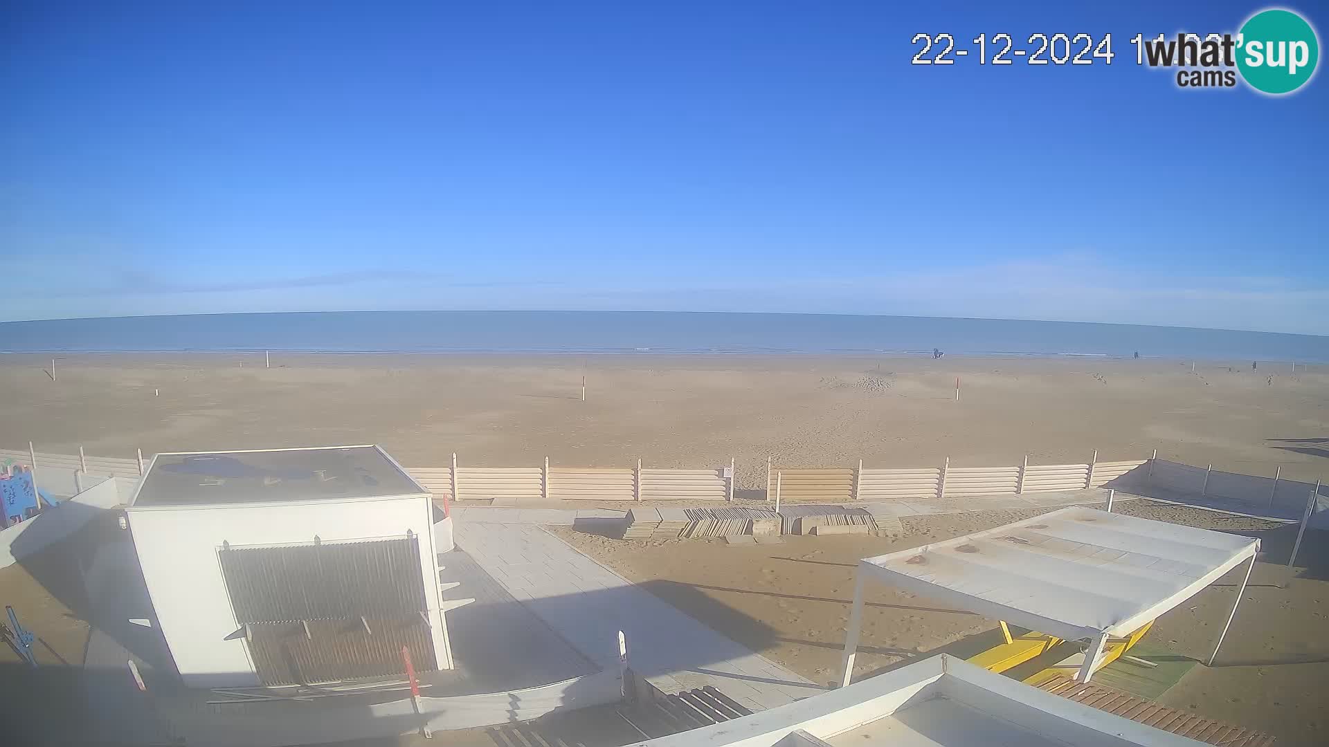 Webcam Riccione plage – Bagni Oreste spiaggia 115 – Italie