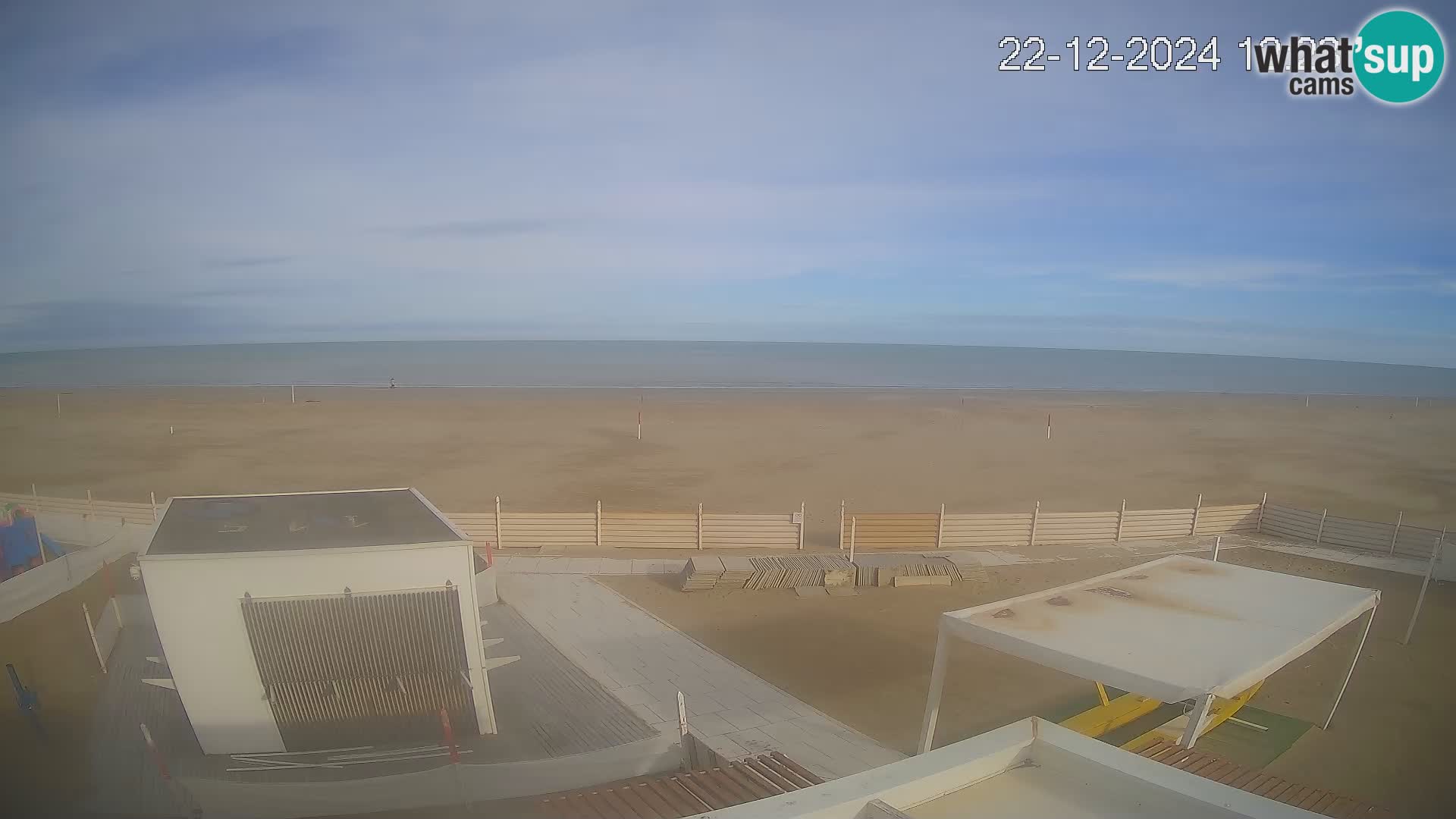 Webcam Riccione plage – Bagni Oreste spiaggia 115 – Italie