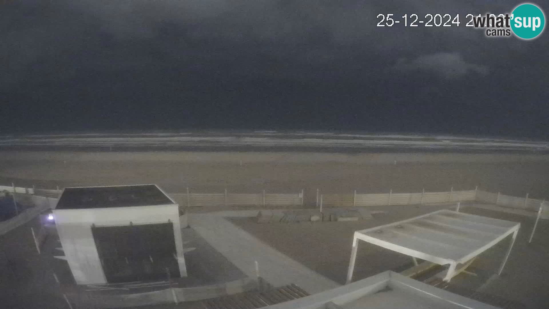 Live webcam Riccione Strand – Bagni Oreste spiaggia 115 – Italien