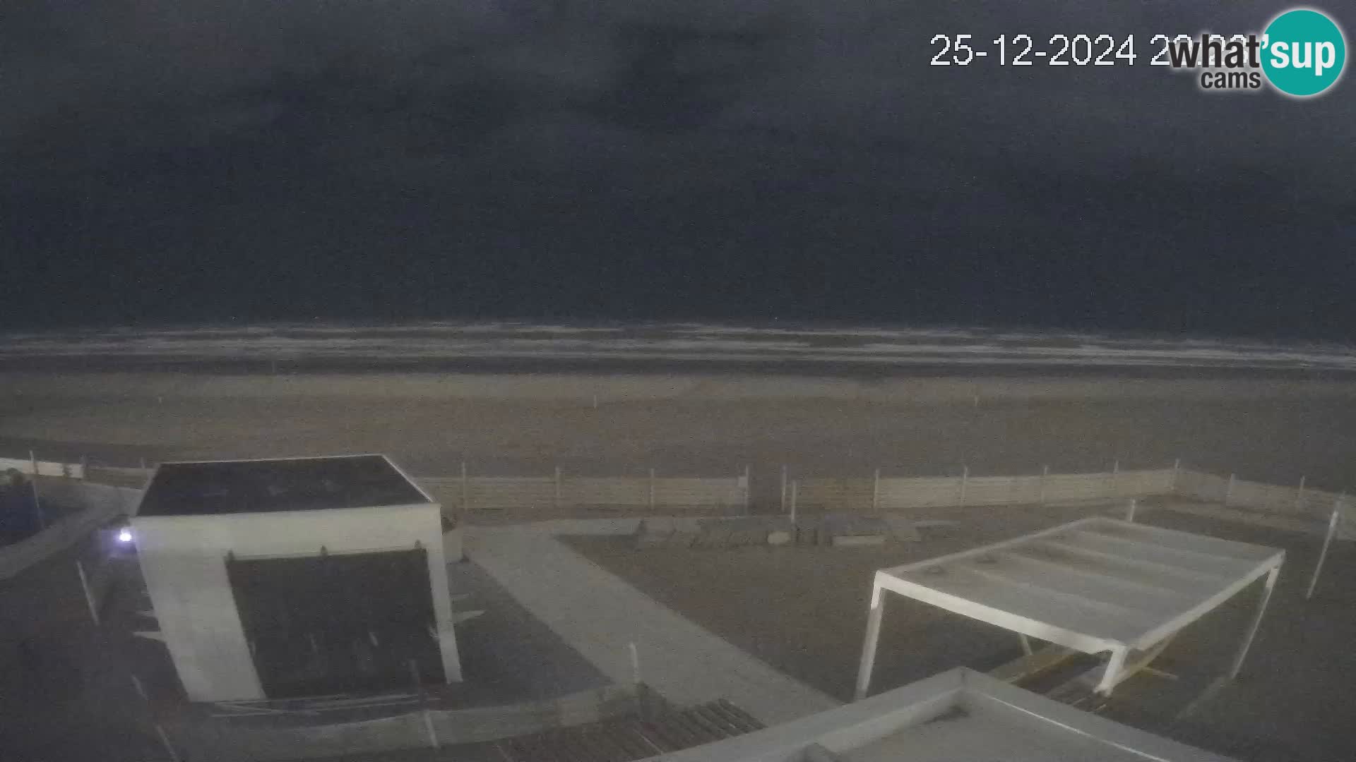 Live webcam Riccione Strand – Bagni Oreste spiaggia 115 – Italien