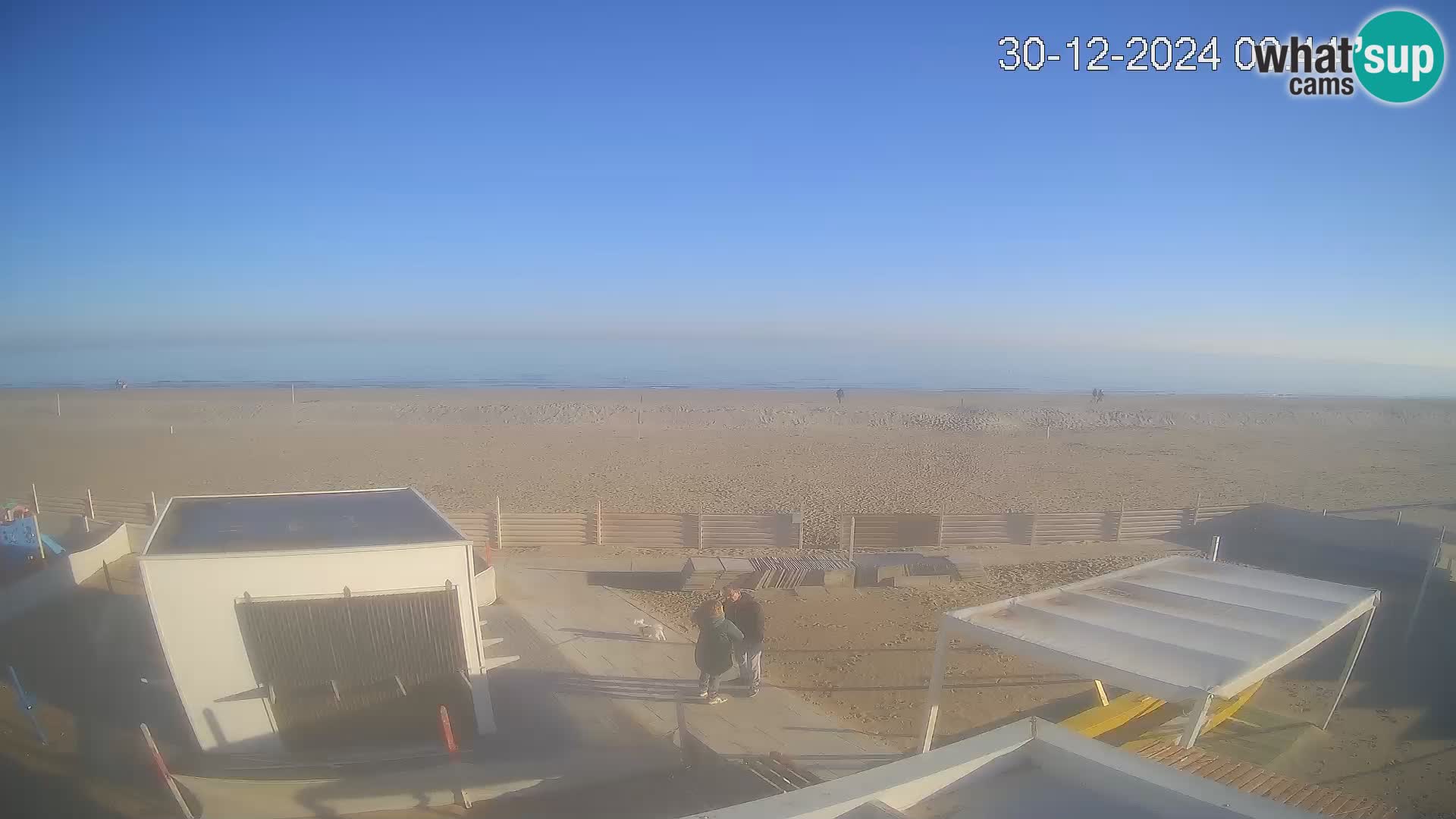 Live webcam Riccione Strand – Bagni Oreste spiaggia 115 – Italien