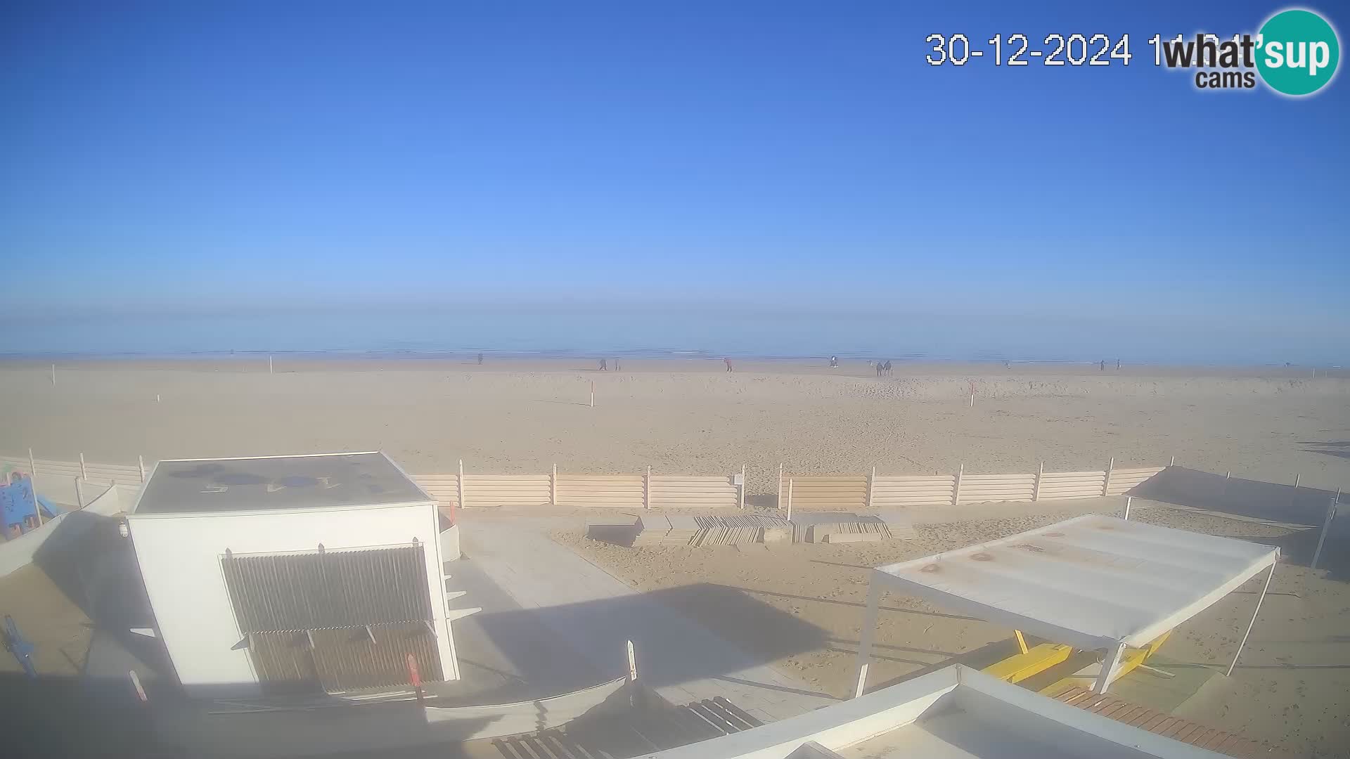 Live webcam Riccione Strand – Bagni Oreste spiaggia 115 – Italien