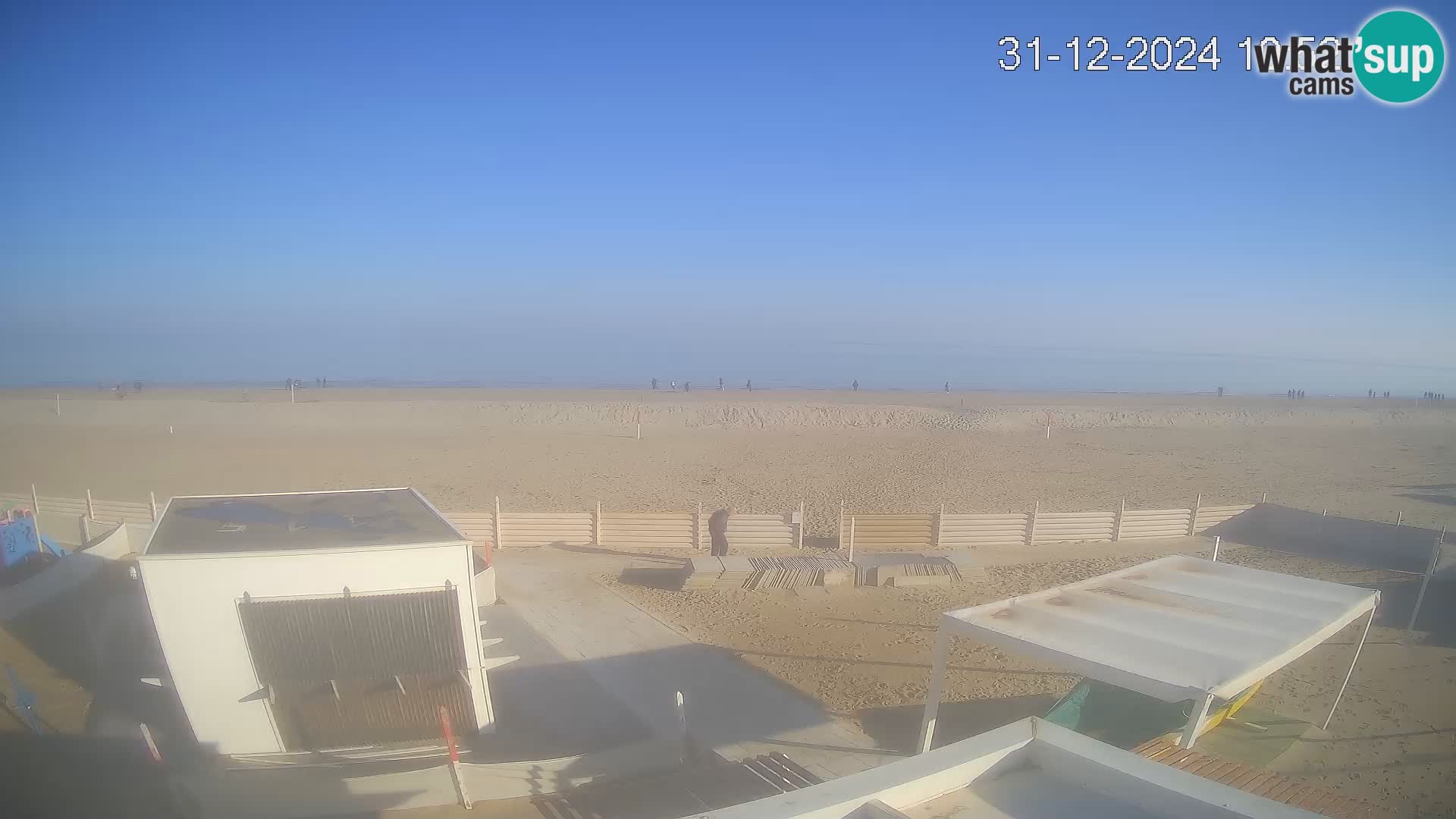 Webcam Riccione plage – Bagni Oreste spiaggia 115 – Italie